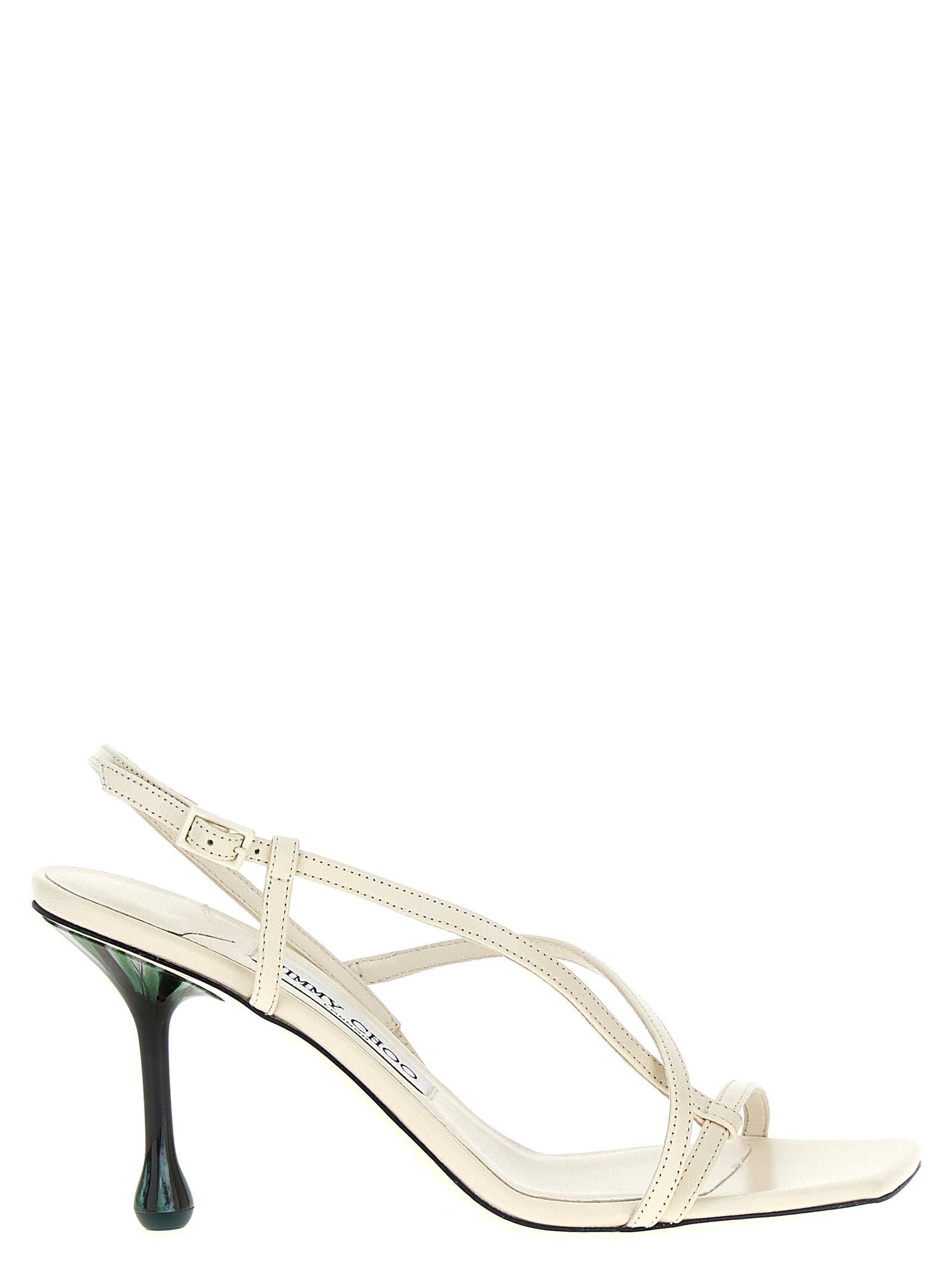 Jimmy Choo-Etana Sandali Bianco-Donna