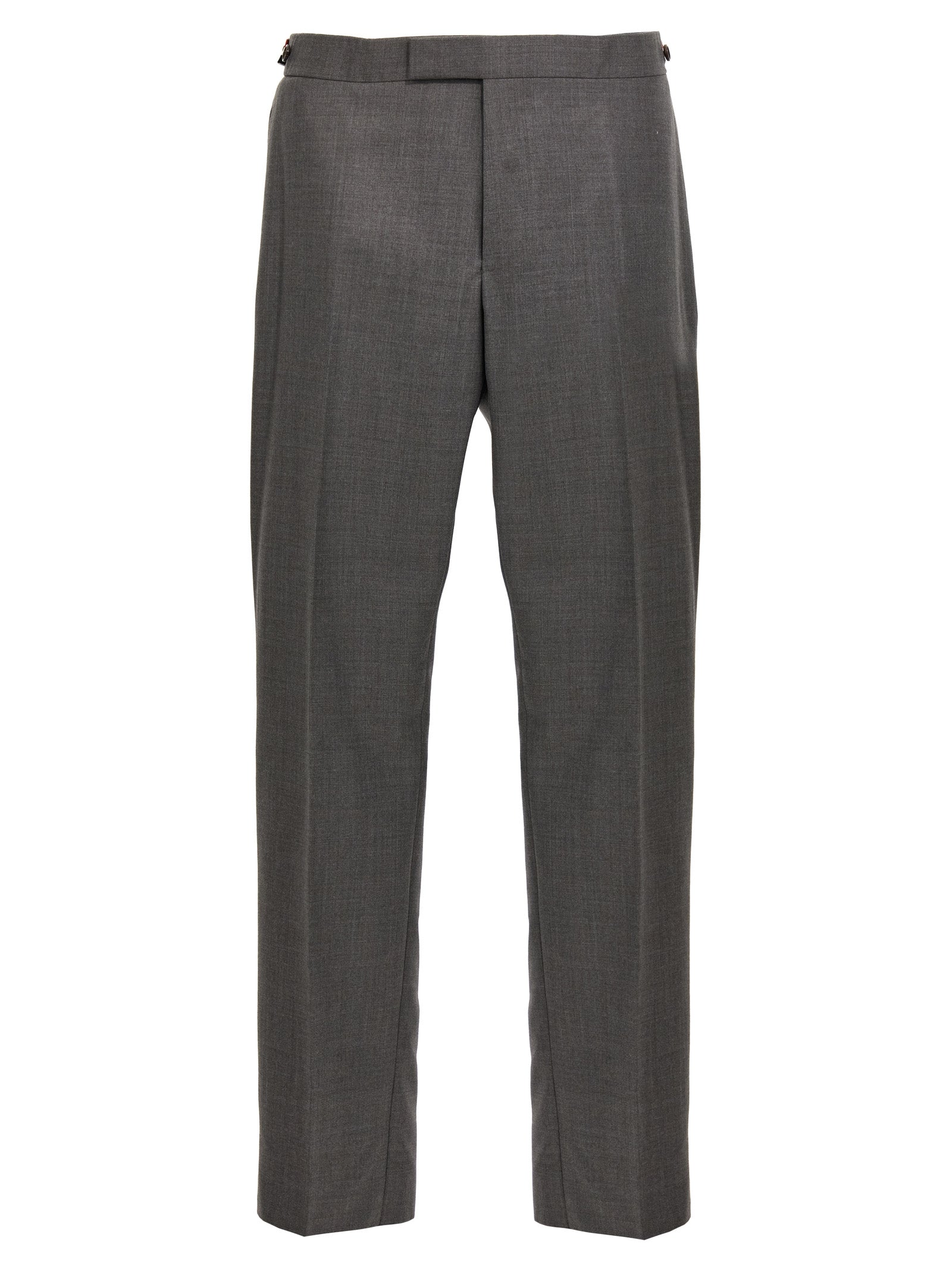 Thom Browne-Rwb Pantaloni Grigio-Uomo