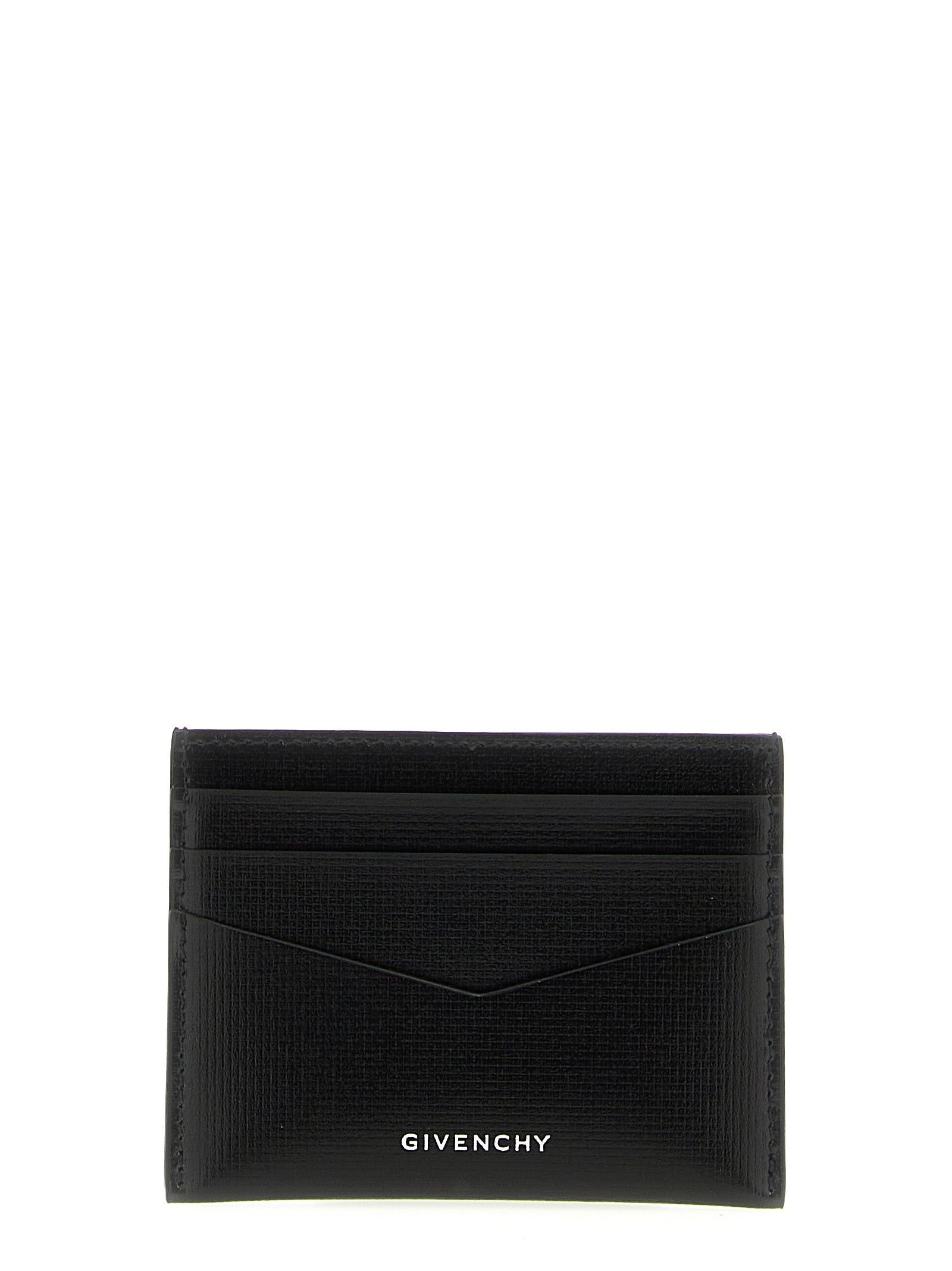 Givenchy-Logo Card Holder Portafogli Nero-Uomo