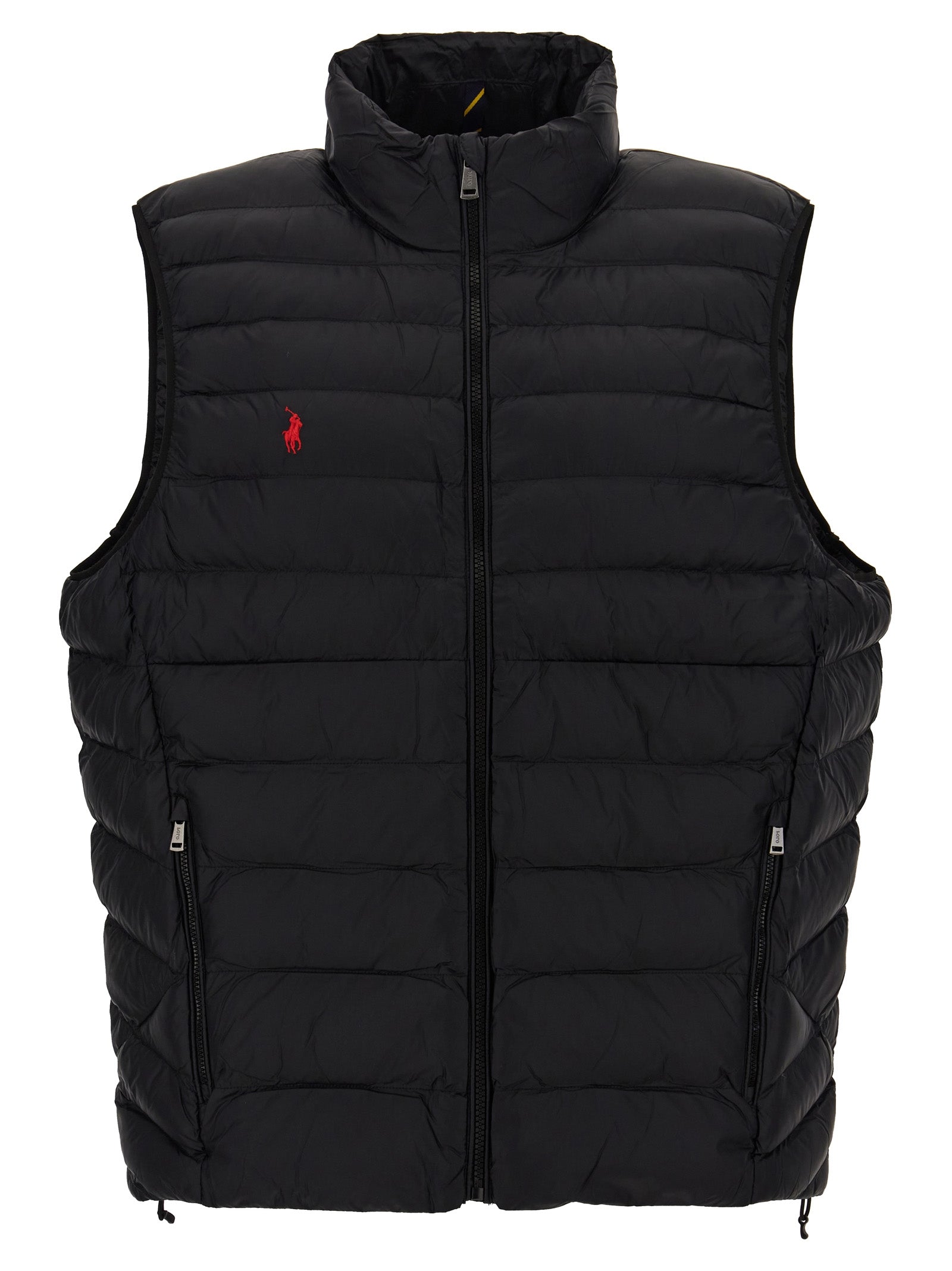 Polo Ralph Lauren-Logo Embroidery Vest Gilet Nero-Uomo