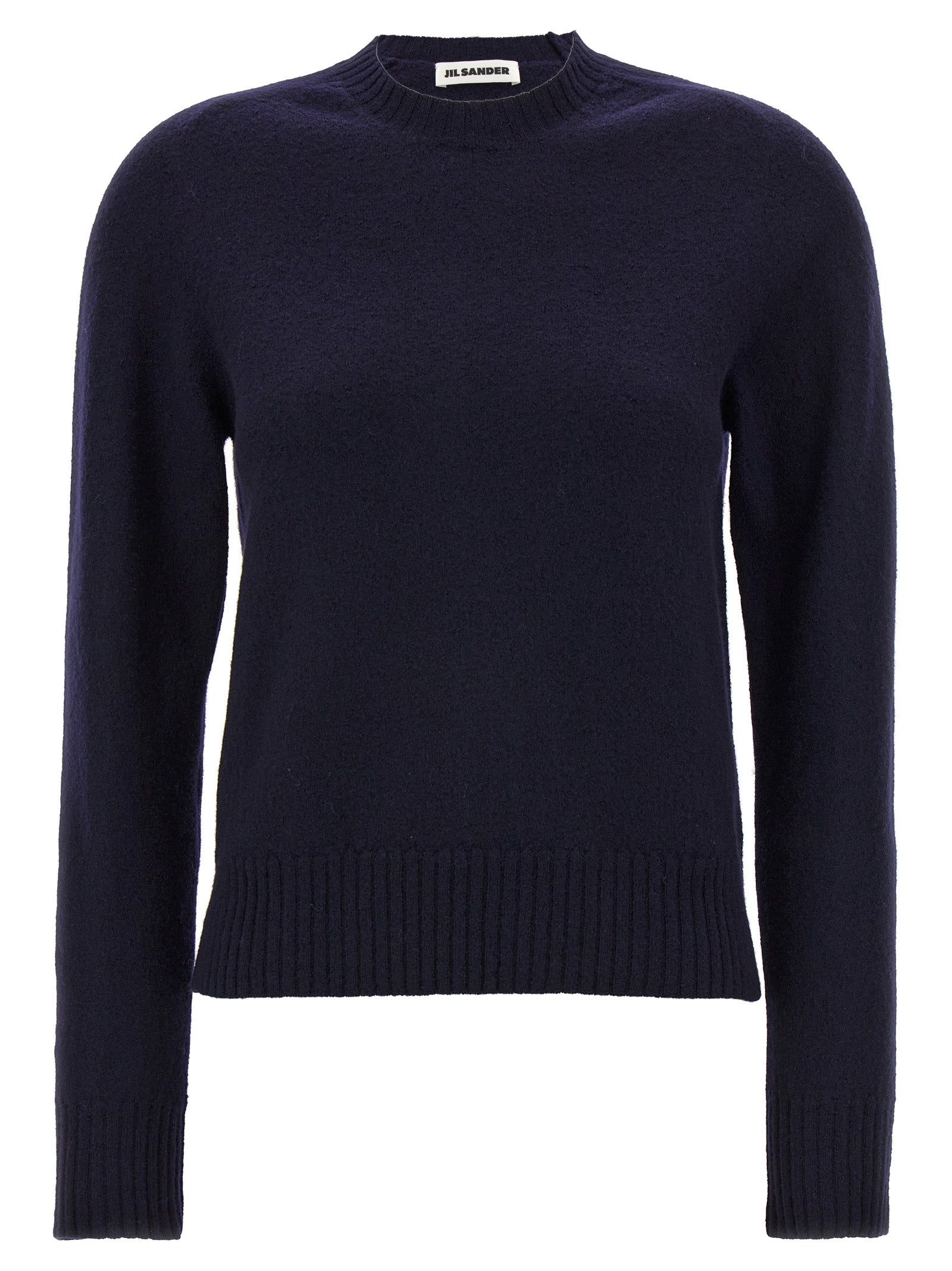 Jil Sander-Wool Sweater Maglioni Blu-Donna