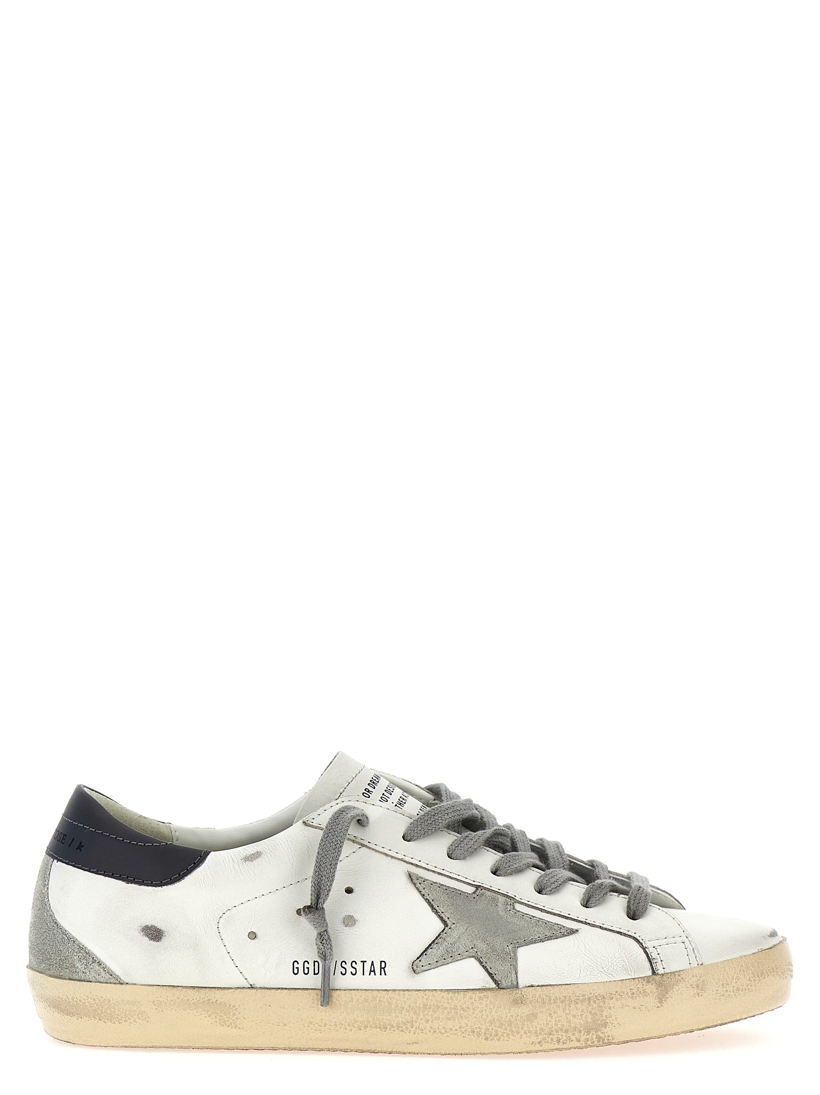 Golden Goose-Superstar Sneakers Bianco-Uomo