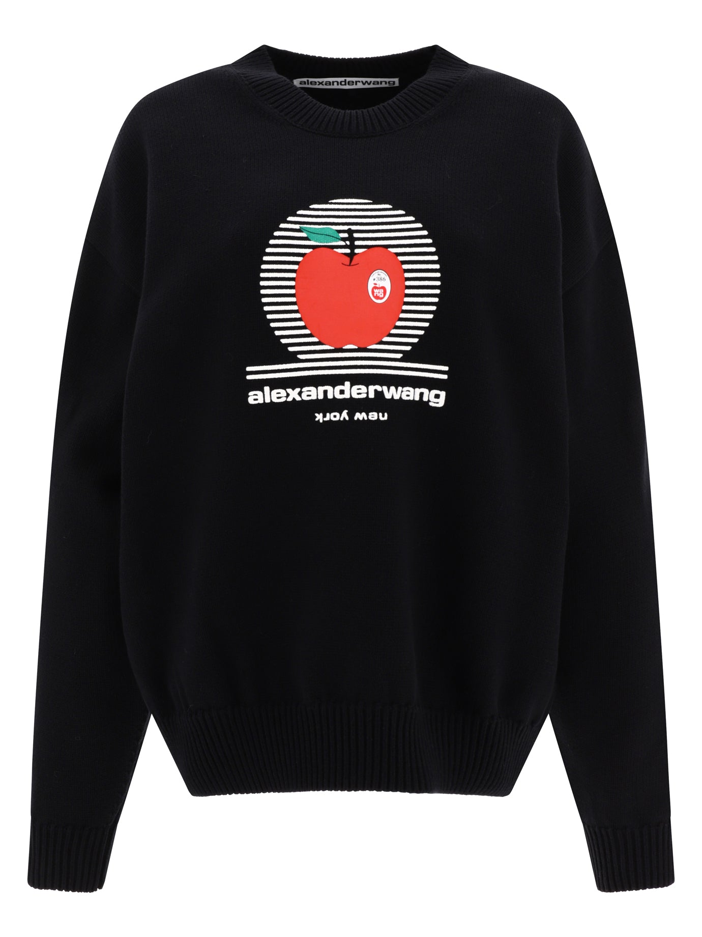 Alexander Wang-Ny Apple Knitwear Nero-Donna