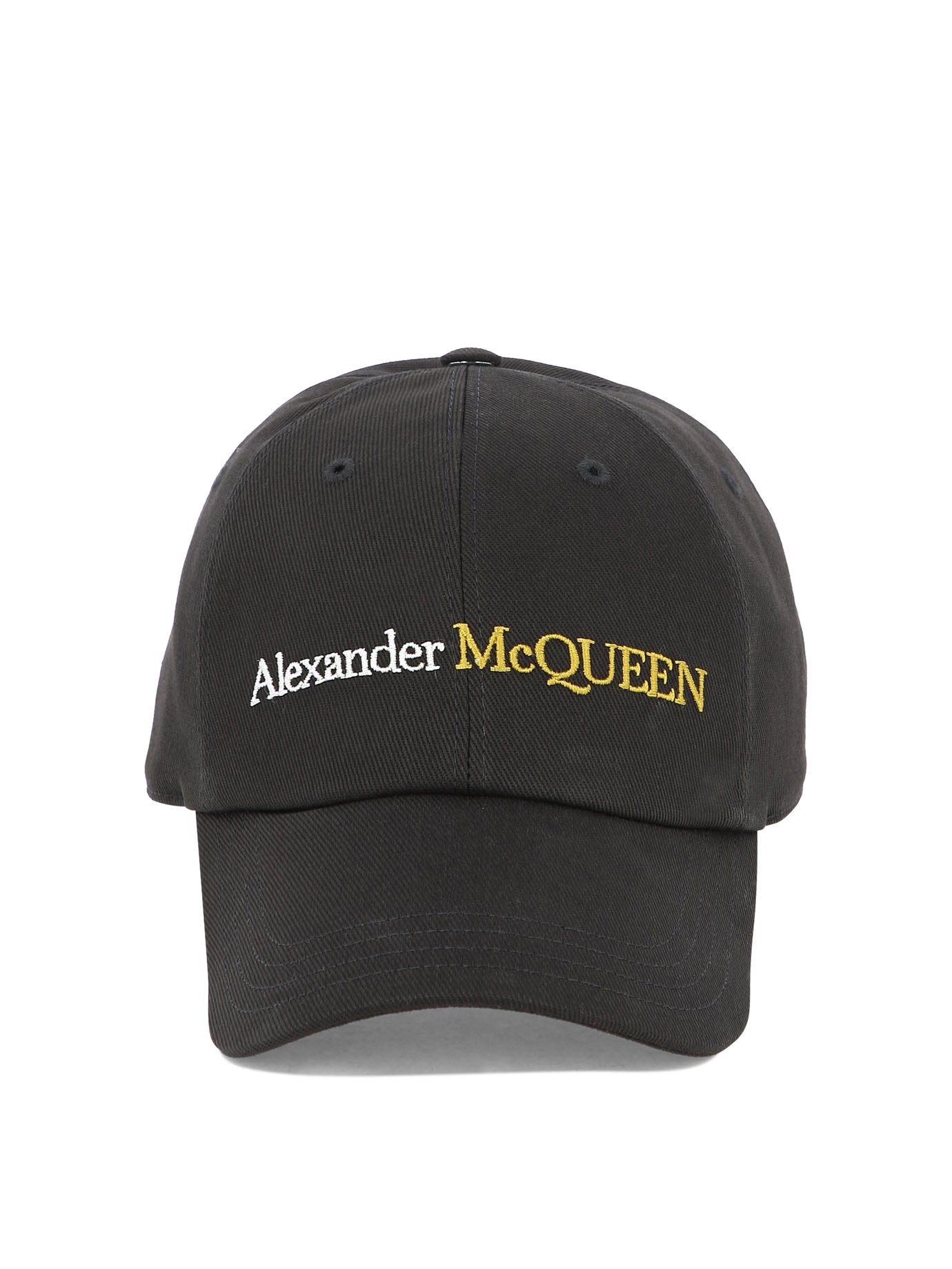 Alexander Mcqueen-Classic Logo Cappelli Nero-Uomo