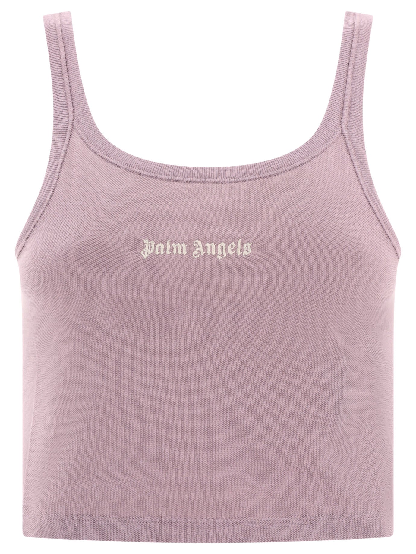 Palm Angels-Classic Logo Top Viola-Donna