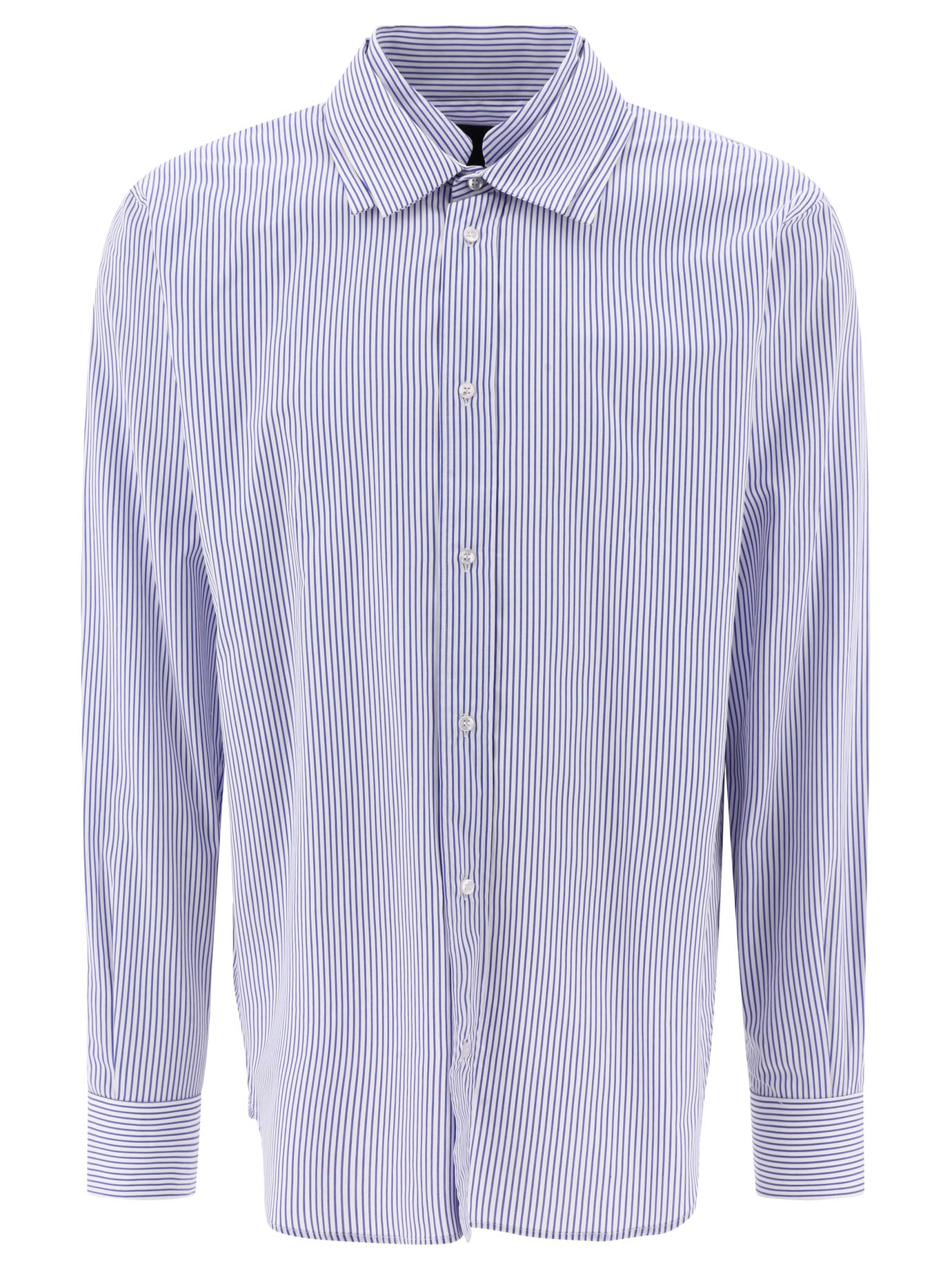 Jean-Luc A. Lavelle-Triple Collar Shirts Blu-Uomo