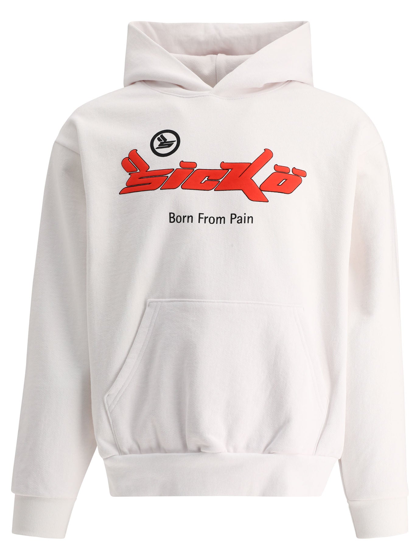 Sicko-Born From Pain Sweatshirts Bianco-Uomo