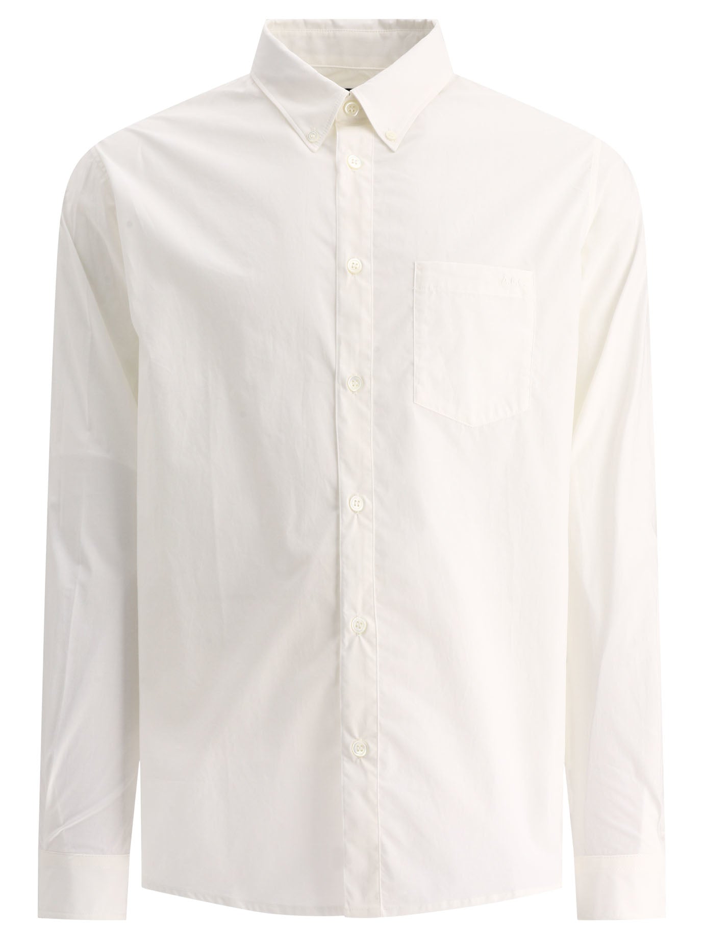 A. P.C.-Edouard Shirts Bianco-Uomo