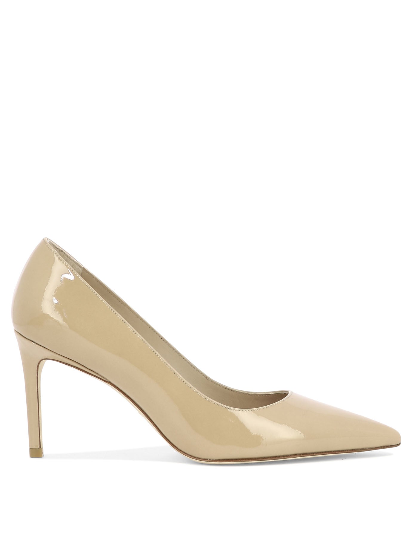 Stuart Weitzman-Stuart 85 Heeled Shoes Beige-Donna