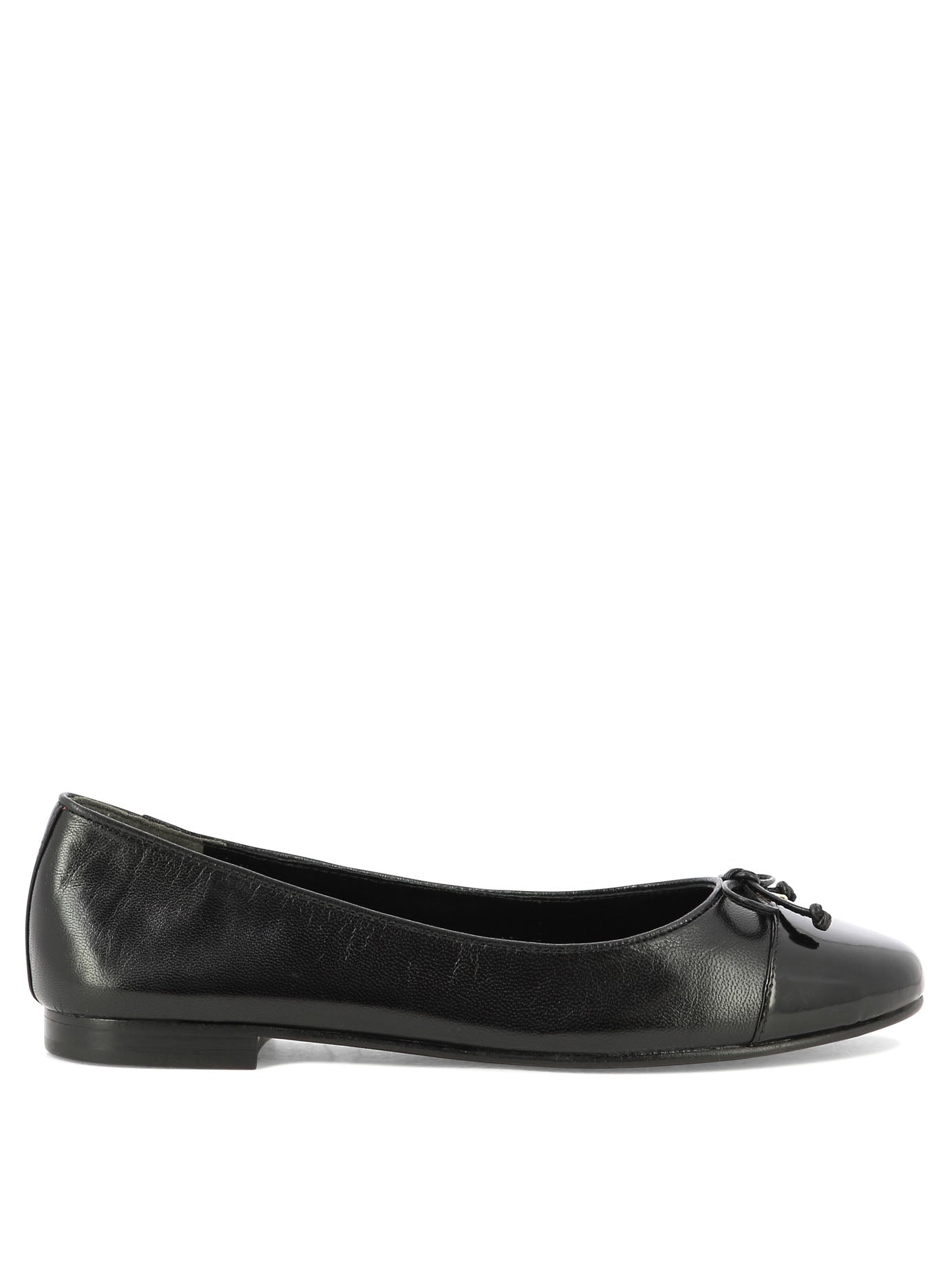 Tory Burch-Cap-Toe Ballerinas Nero-Donna