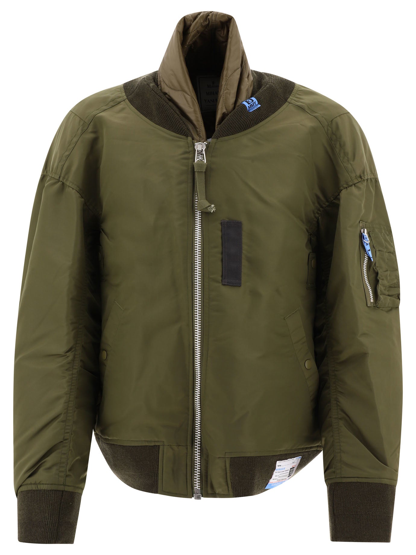 Maison Mihara Yasuhiro-Oversize Bomber Jacket Giacche Verde-Uomo