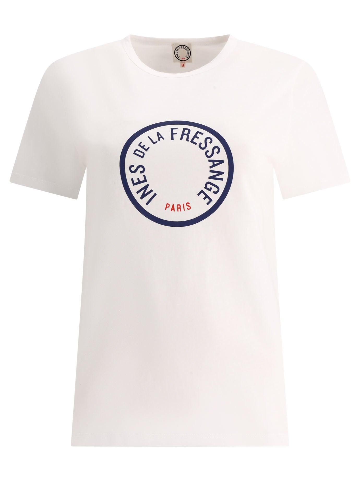 Ines De La Fressange-T-Shirt With Logo T-Shirts Bianco-Donna