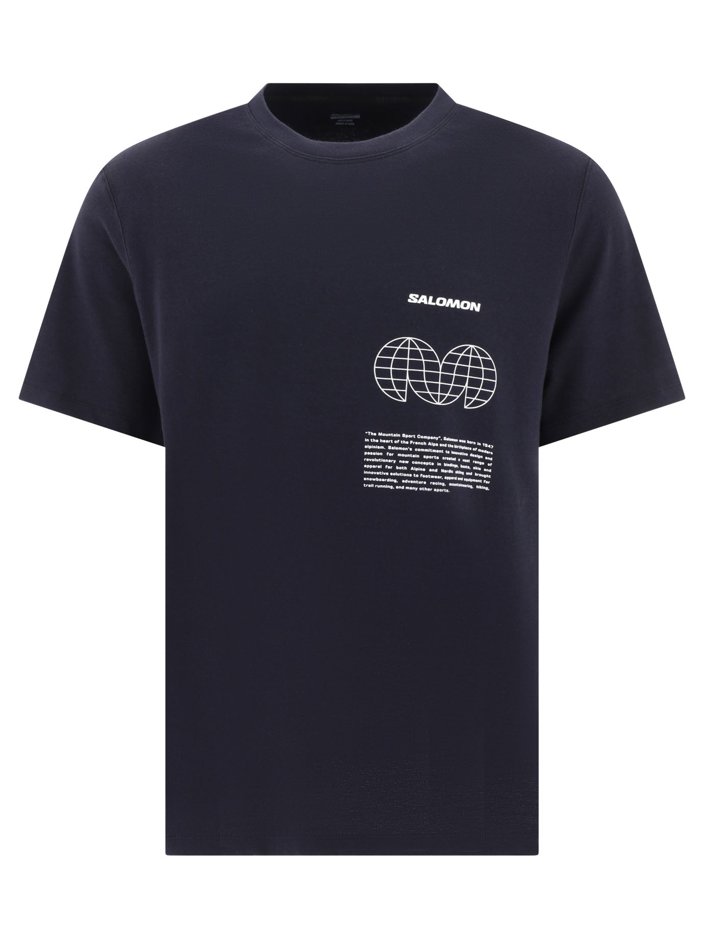 Salomon-Globe Graphic T-Shirts Nero-Uomo