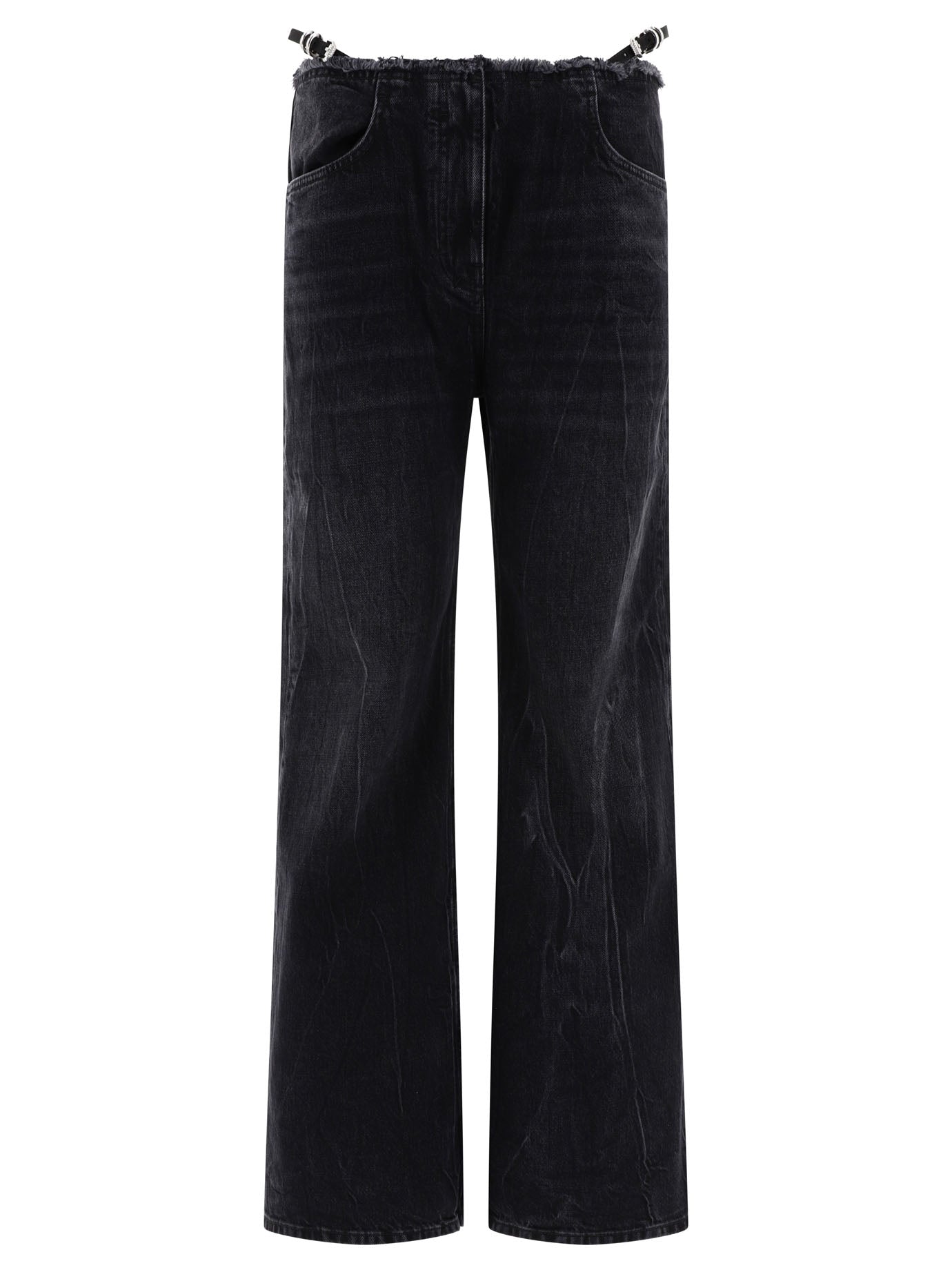 Givenchy-Voyou Jeans Nero-Donna