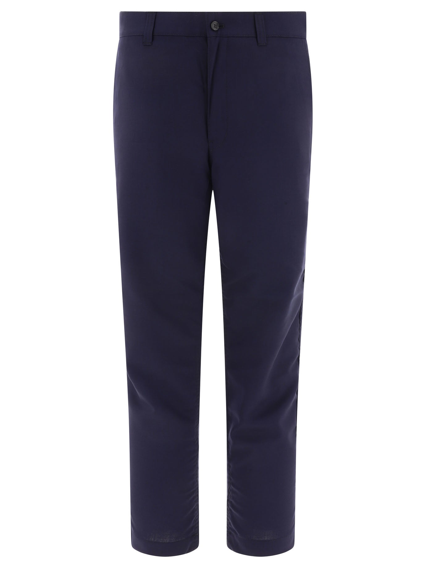 Comme Des GarçOns Homme-Wool Tailored Trousers Blu-Uomo