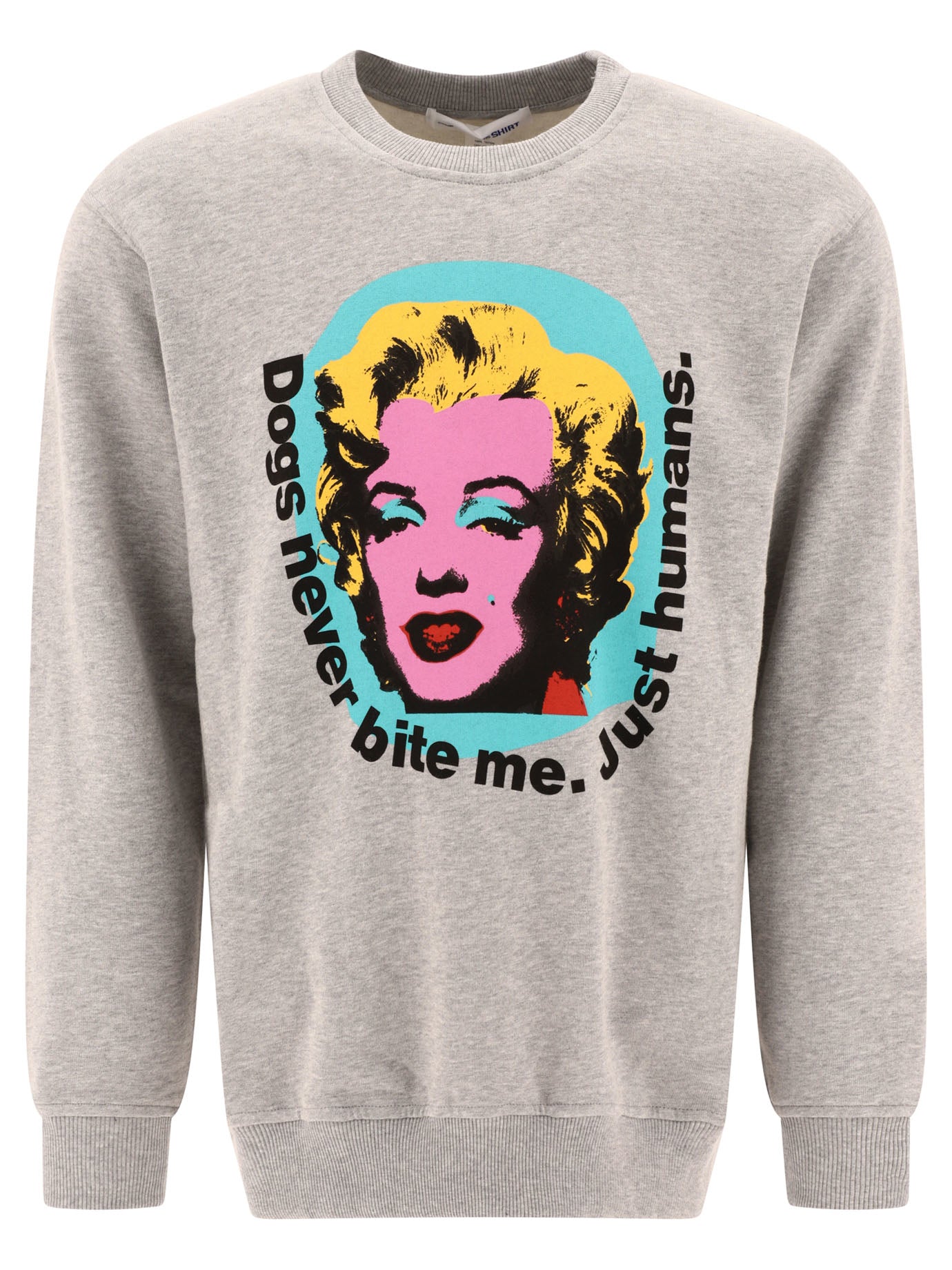 Comme Des GarçOns Shirt-Marilyn By Andy Warhol Sweatshirts Grey-Uomo