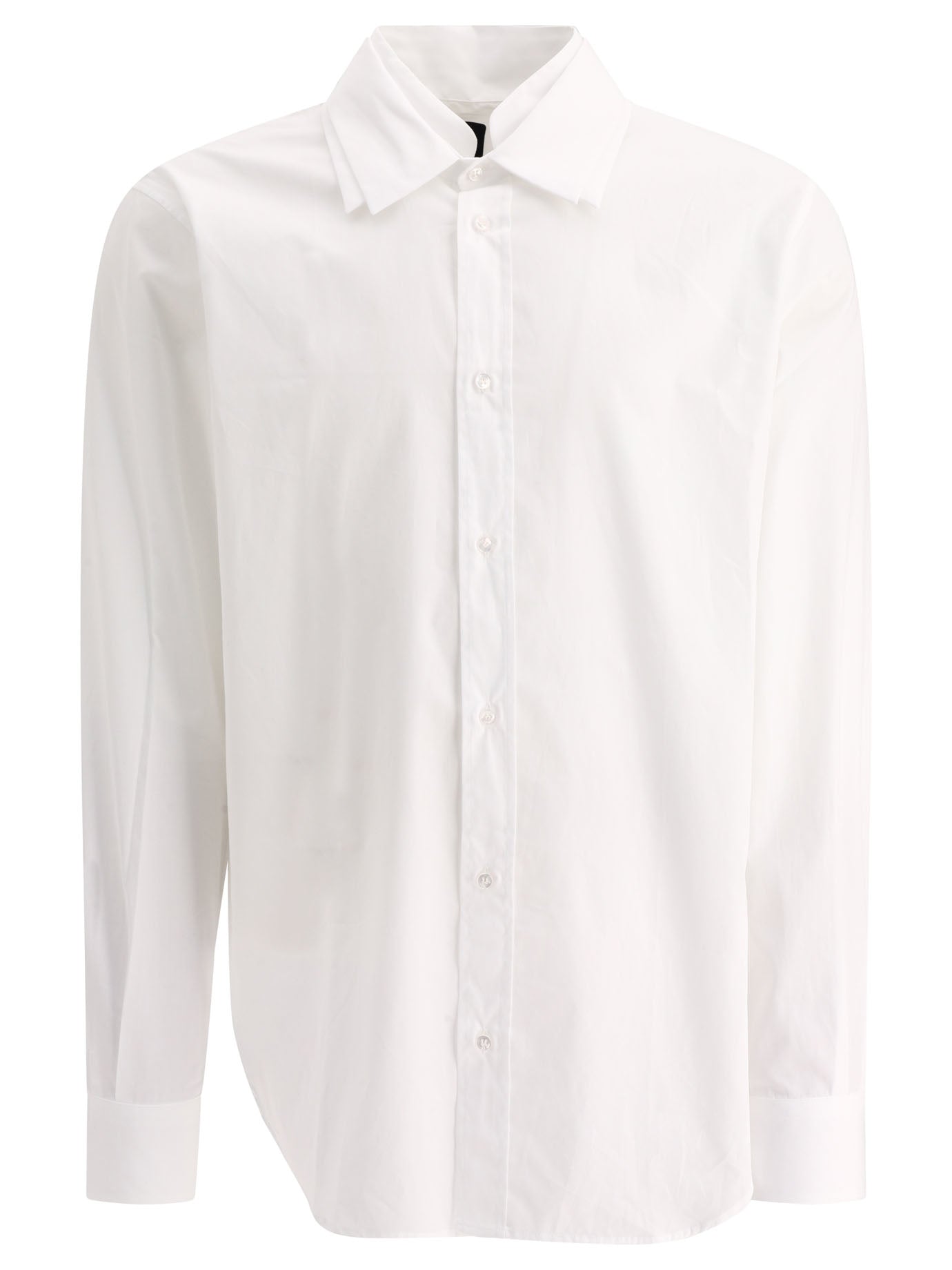 Jean-Luc A. Lavelle-Triple Collar Shirts Bianco-Uomo