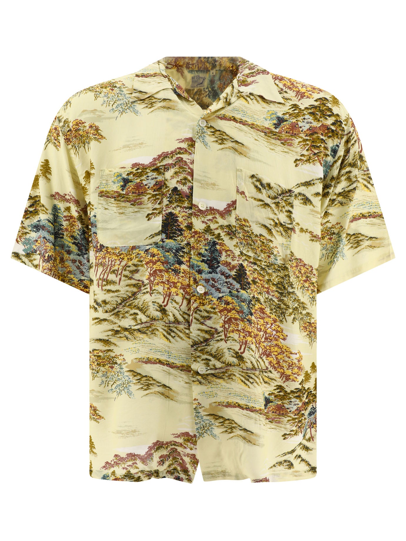 Orslow-Hawaiian Shirt Shirts Giallo-Uomo