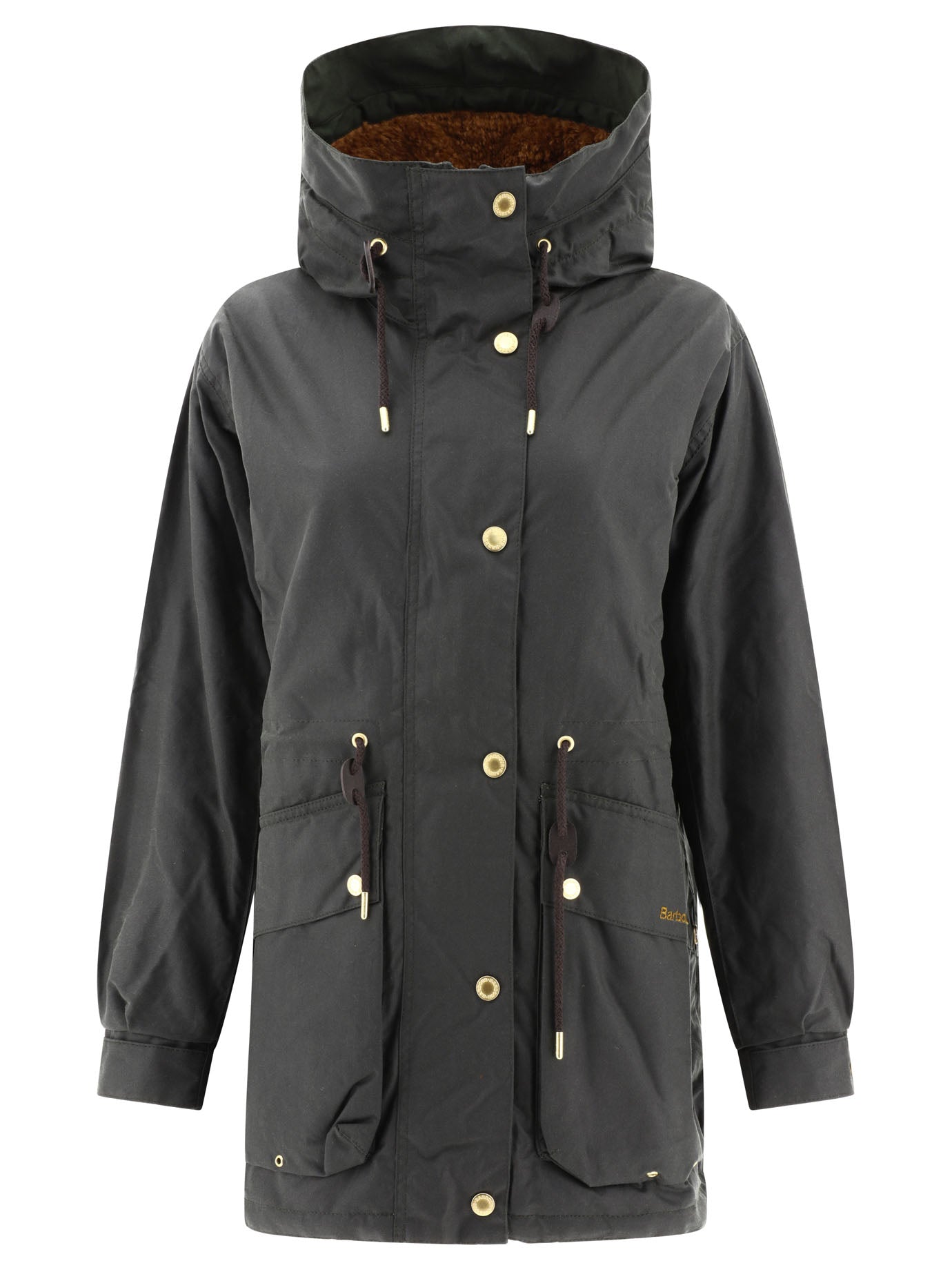 Barbour-Grantley Wax Coats Verde-Donna