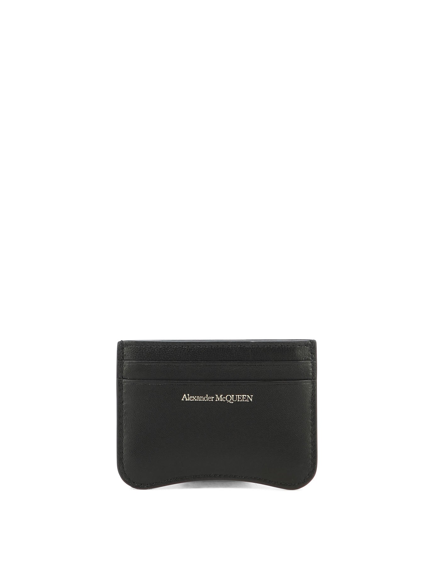 Alexander Mcqueen-The Seal Wallets & Card Holders Nero-Donna