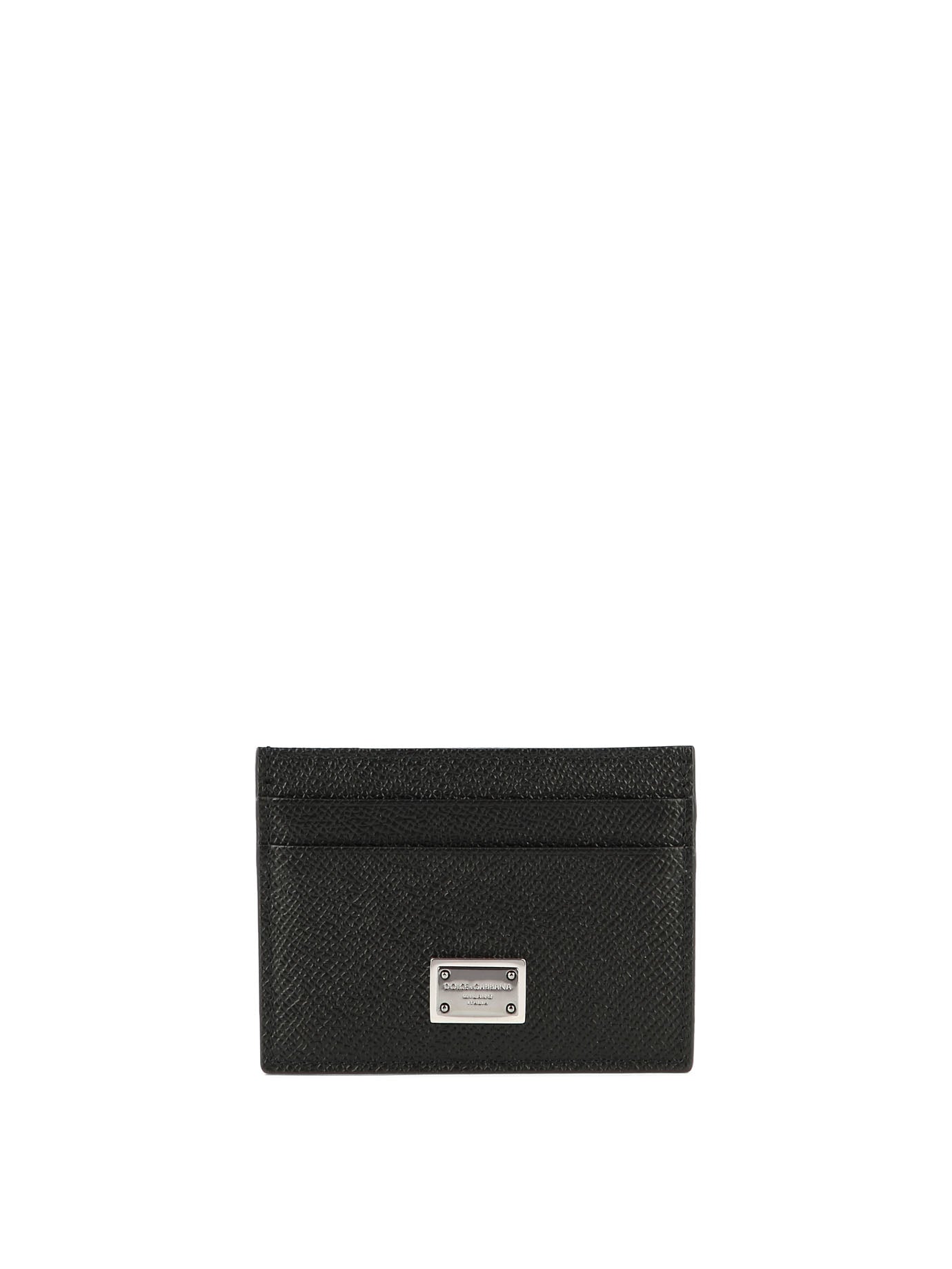 Dolce & Gabbana-Dauphine Wallets & Card Holders Nero-Uomo