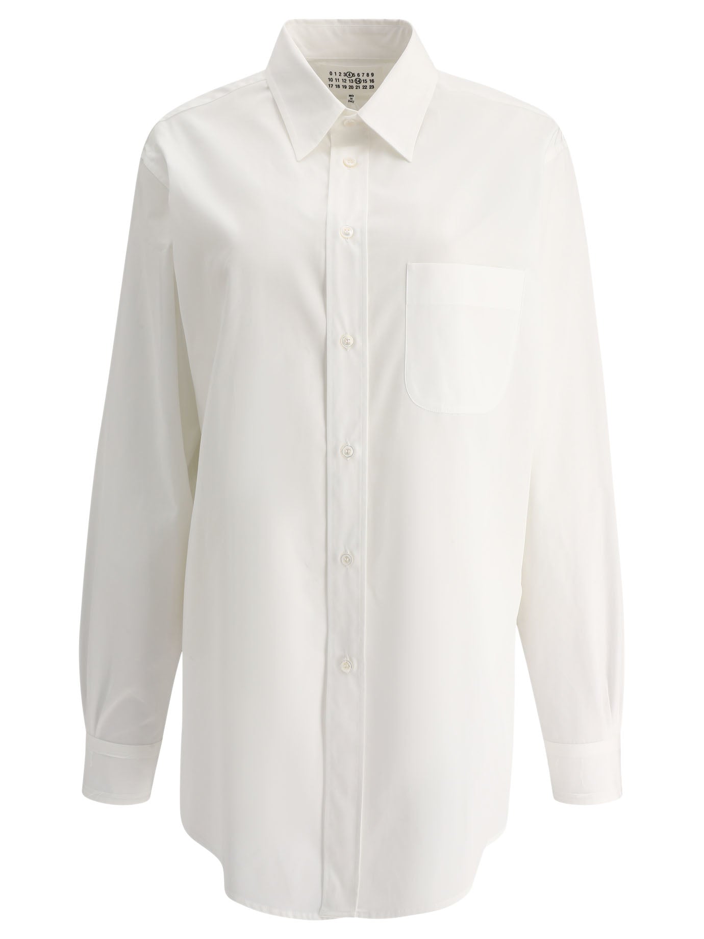 Maison Margiela-Four Stitches Shirts Bianco-Donna