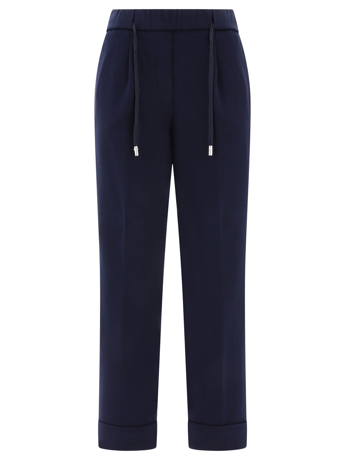 Peserico-Track Trousers Blu-Donna