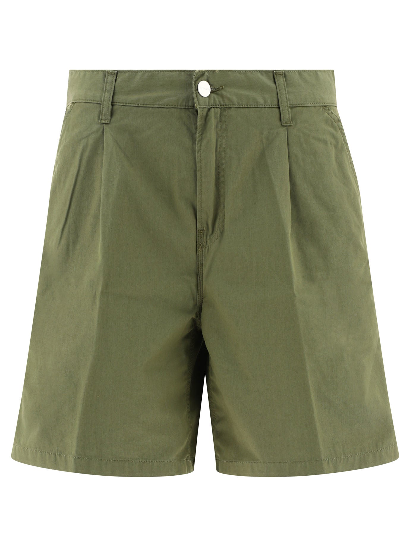 Carhartt Wip-Albert Short Verde-Uomo