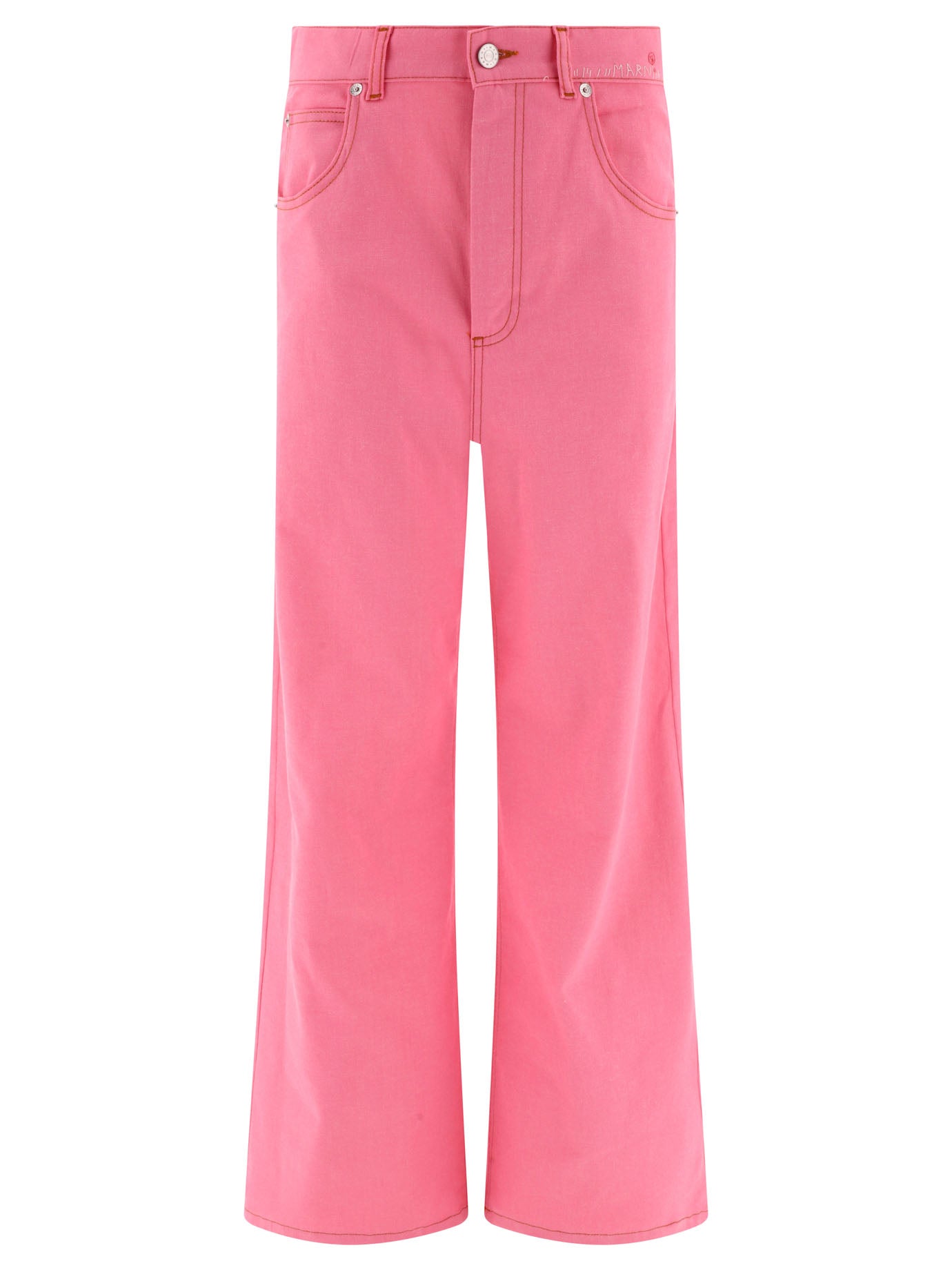 Marni-Lightweight Denim Jeans Rosa-Donna