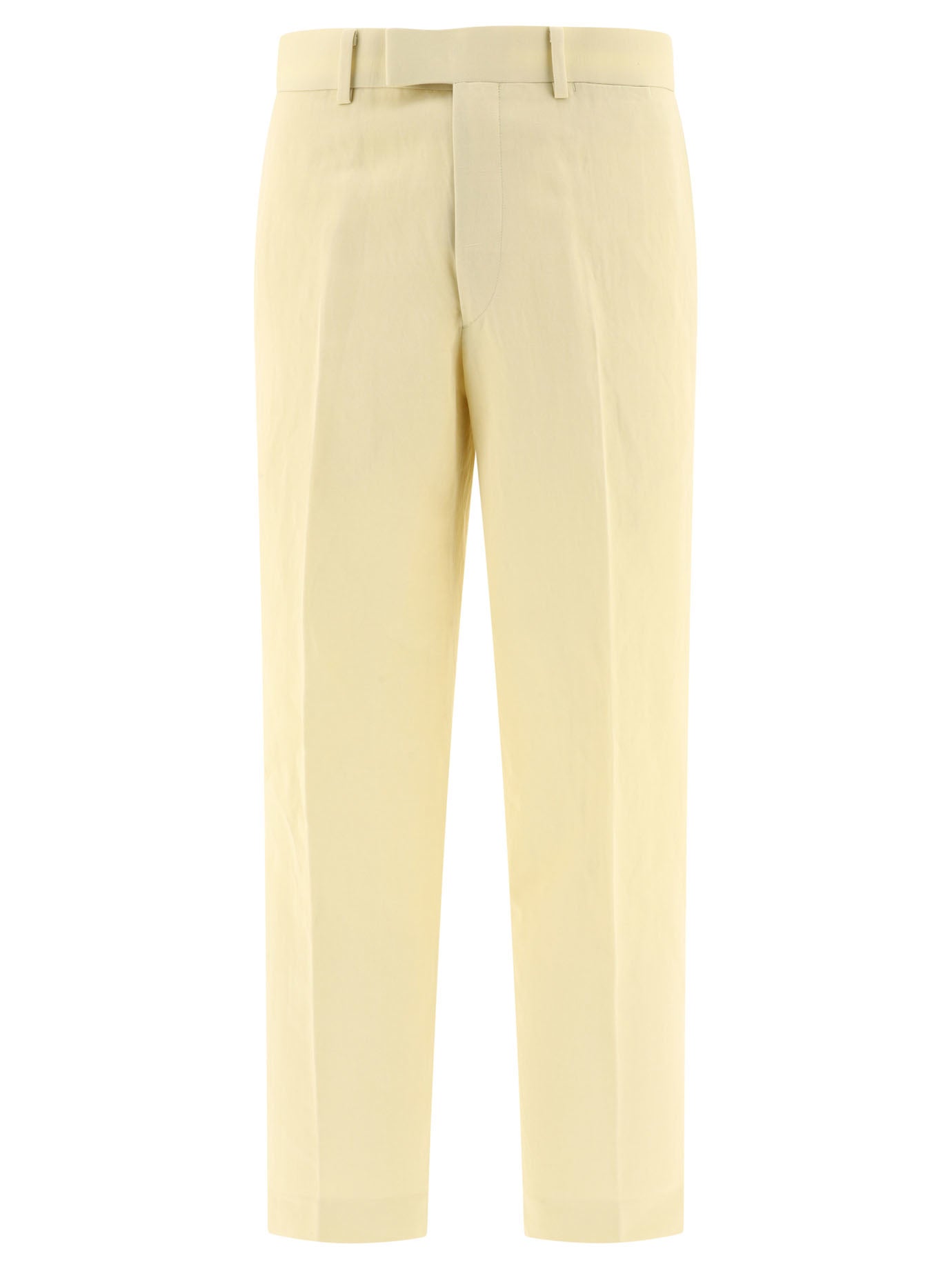 Auralee-Chino Trousers Beige-Uomo