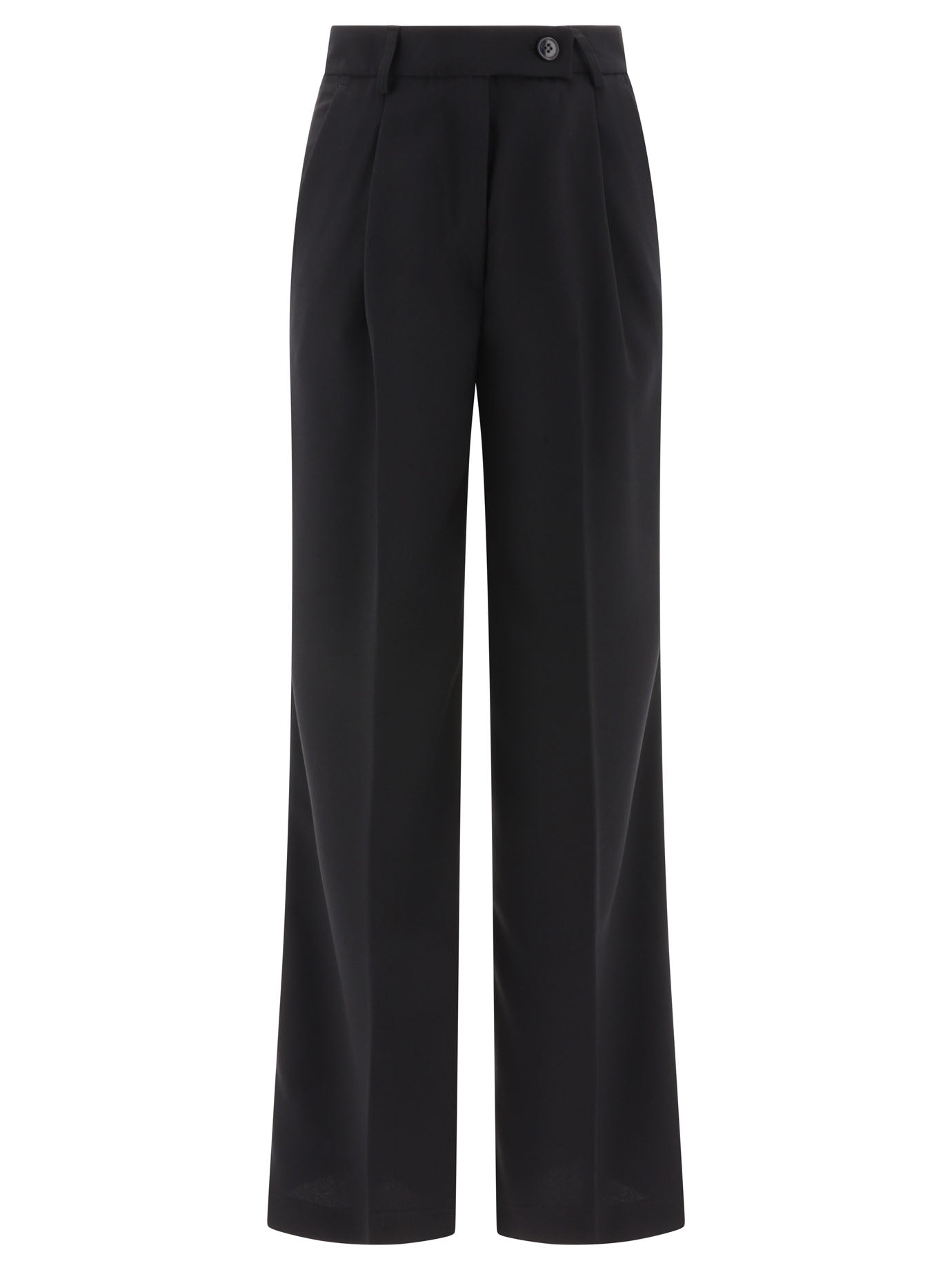 F. It-Tailored With Pressed Crease Trousers Nero-Donna