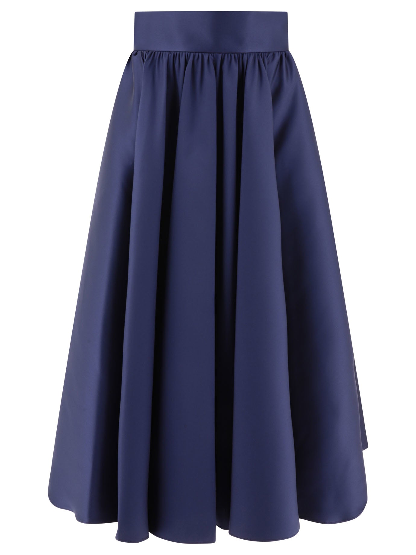 F. It-Skirt With Bandeau At The Waist Gonne Blu-Donna