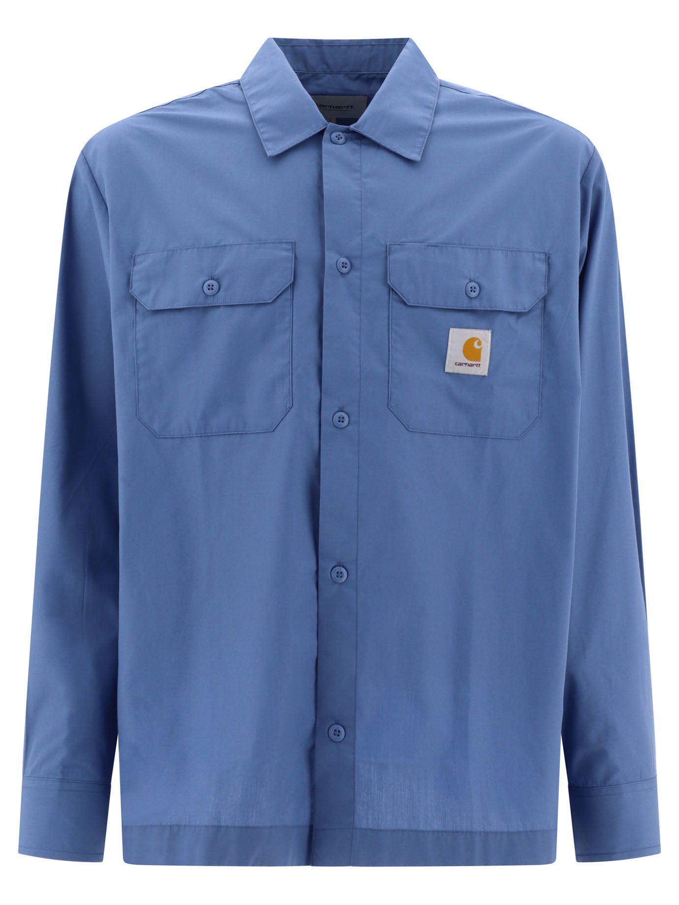 Carhartt Wip-Craft Shirts Celeste-Uomo