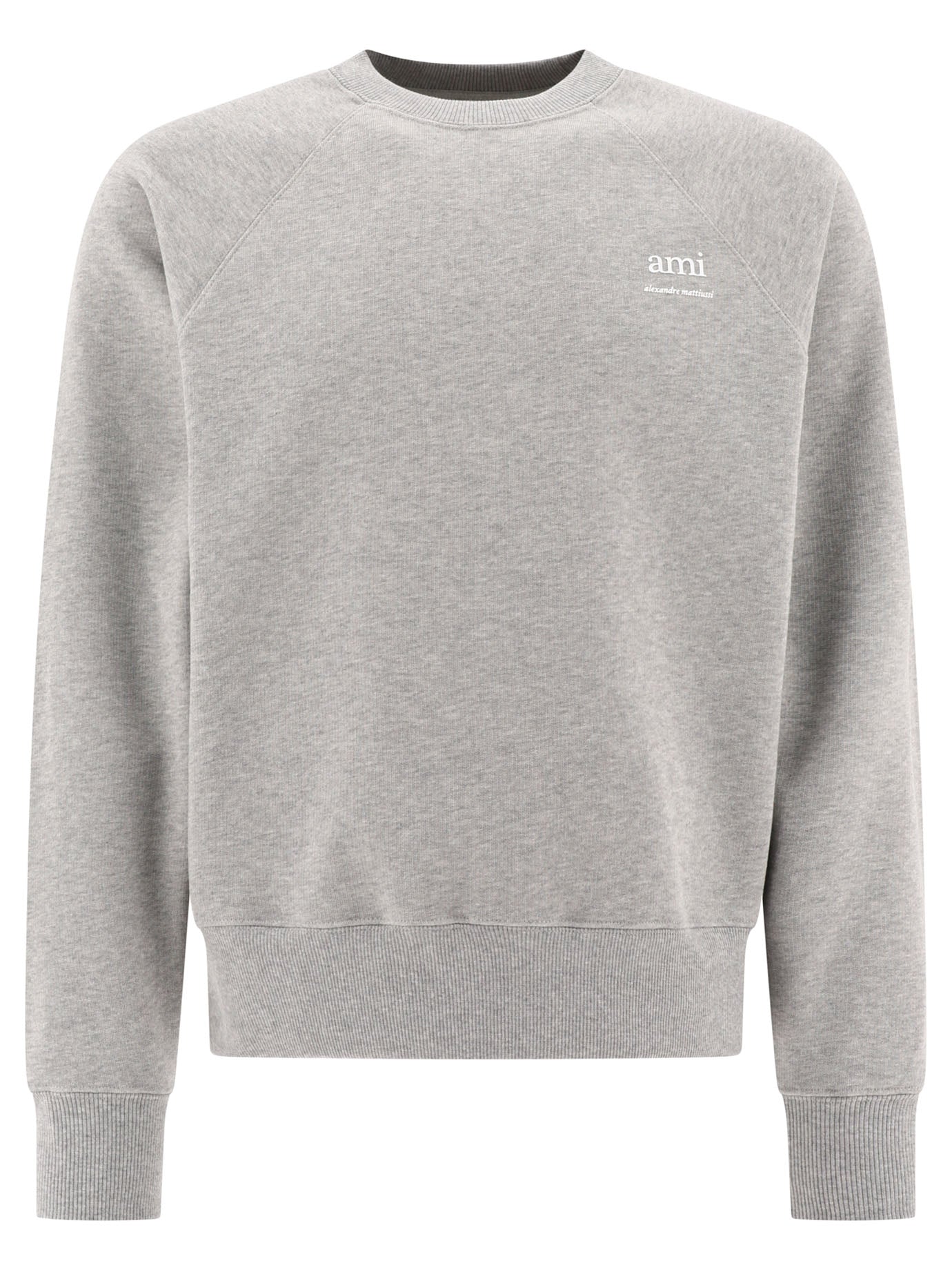 Ami Paris-Ami Paris Sweatshirts Grey-Uomo