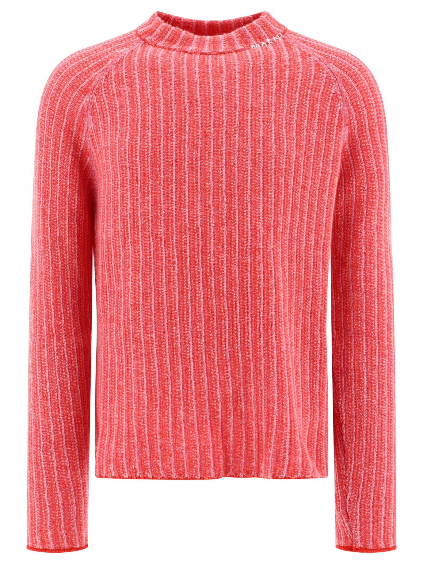 Marni-Degradé Stripes Knitwear Rosso-Uomo