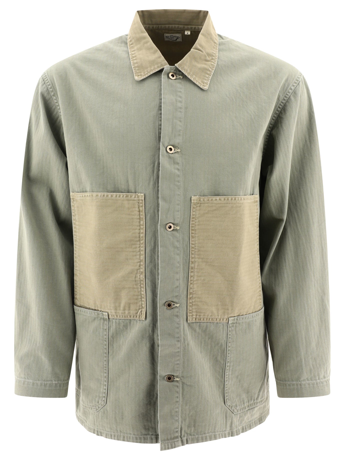 Orslow-Utility Giacche Verde-Uomo