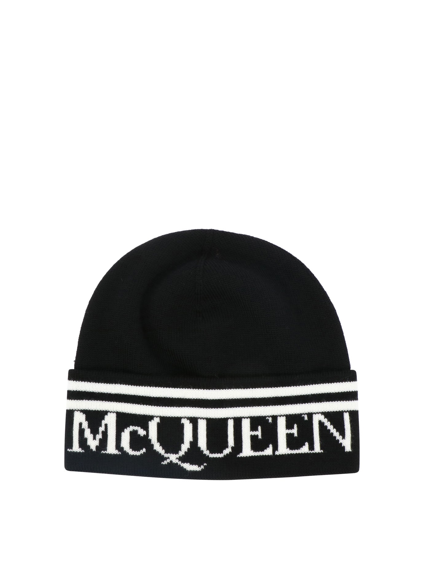 Alexander Mcqueen-Mcqueen Cappelli Nero-Donna