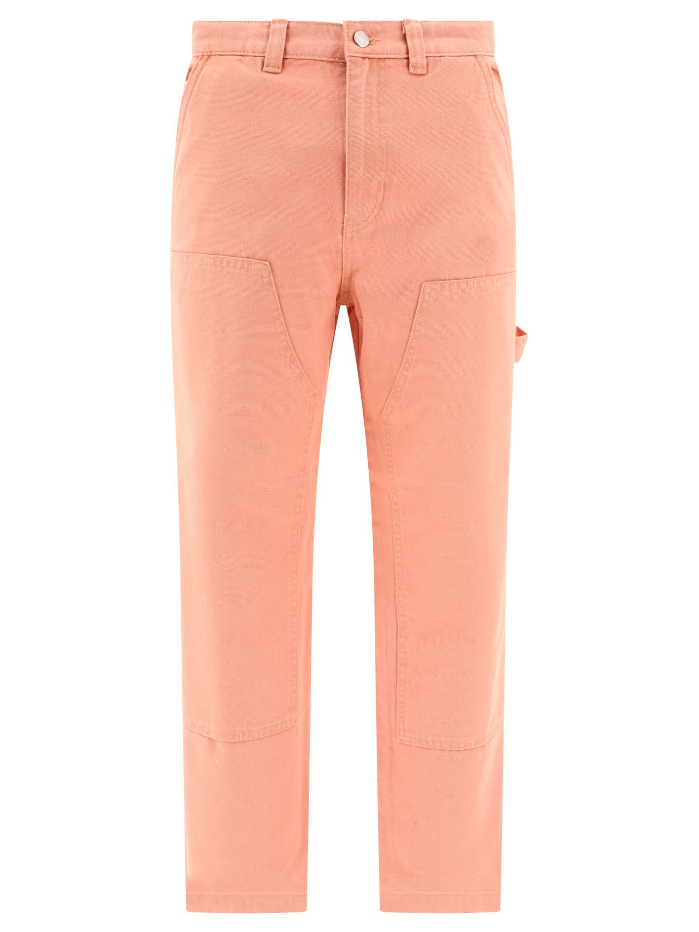 StüSsy-Canvas Work Trousers Rosa-Uomo