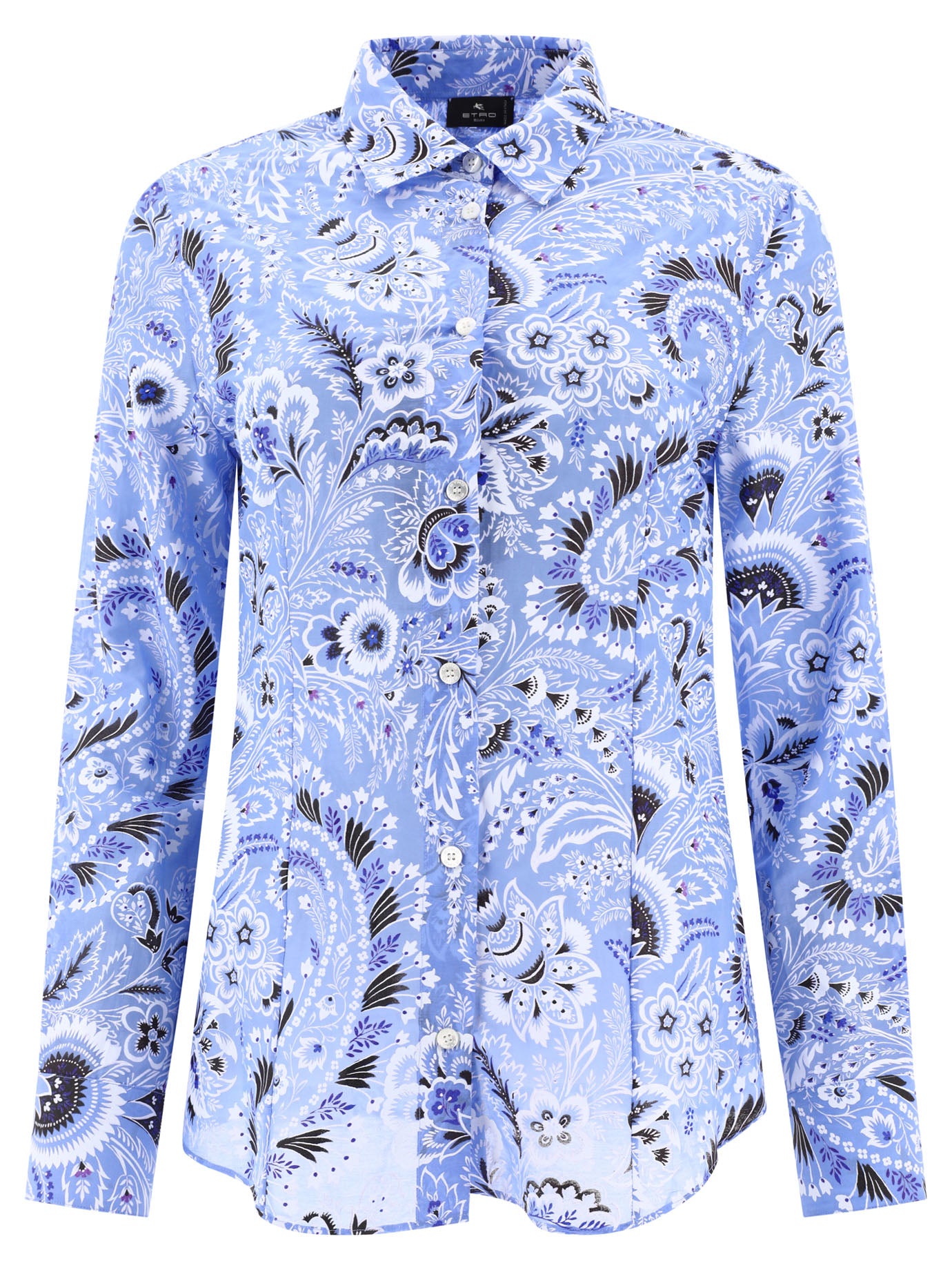 Etro-Printed Shirt Shirts Celeste-Donna