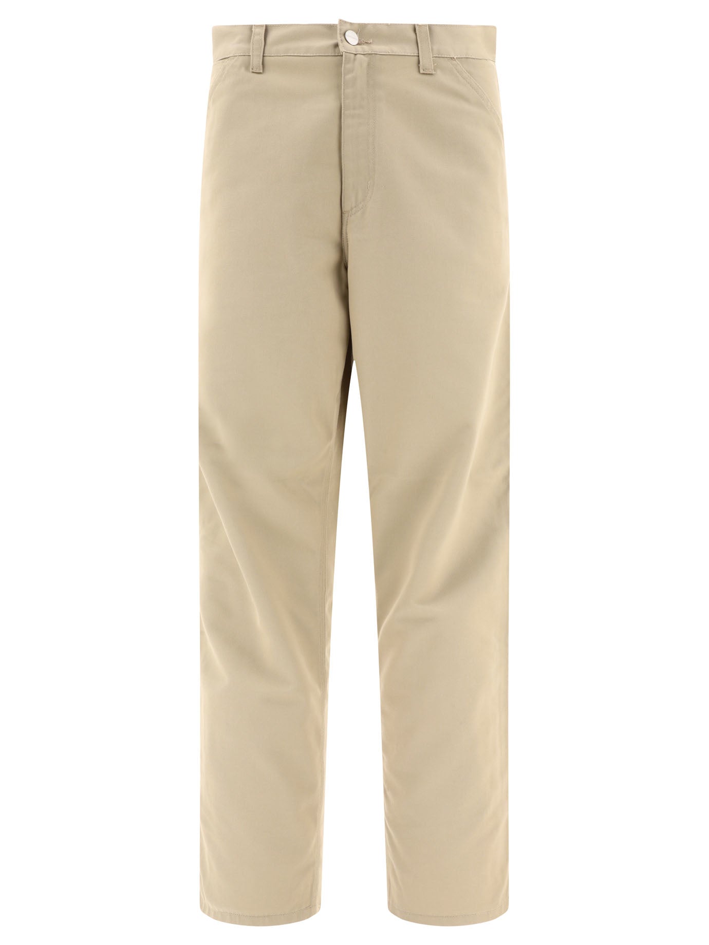 Carhartt Wip-Simple Trousers Beige-Uomo