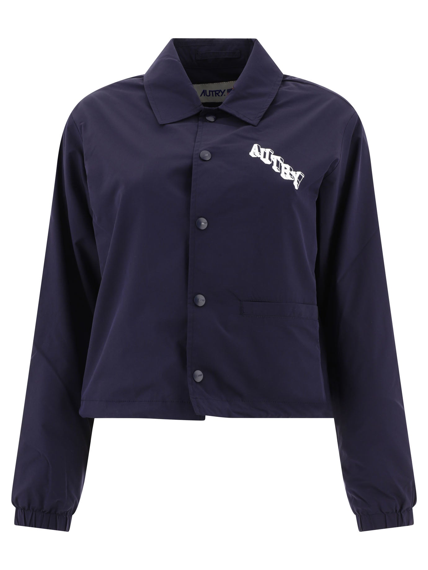 Autry-Technical Jacket With Logo Giacche Blu-Donna