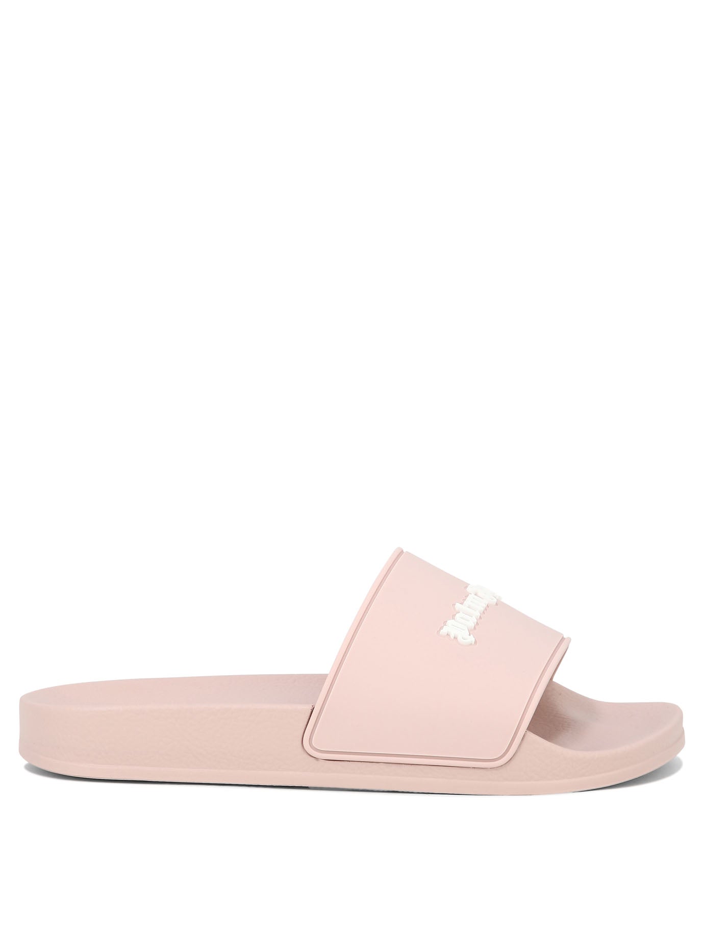 Palm Angels-Logo Pool Sandali Rosa-Donna