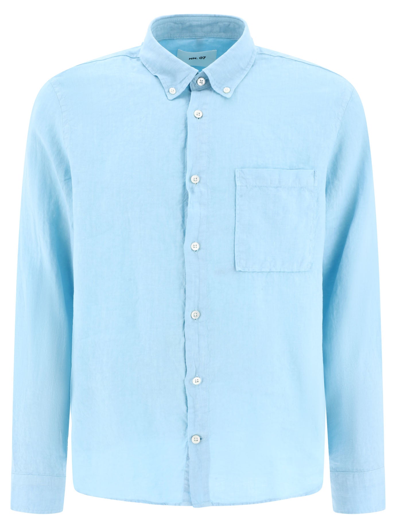 Nn.07-Arne Shirts Celeste-Uomo