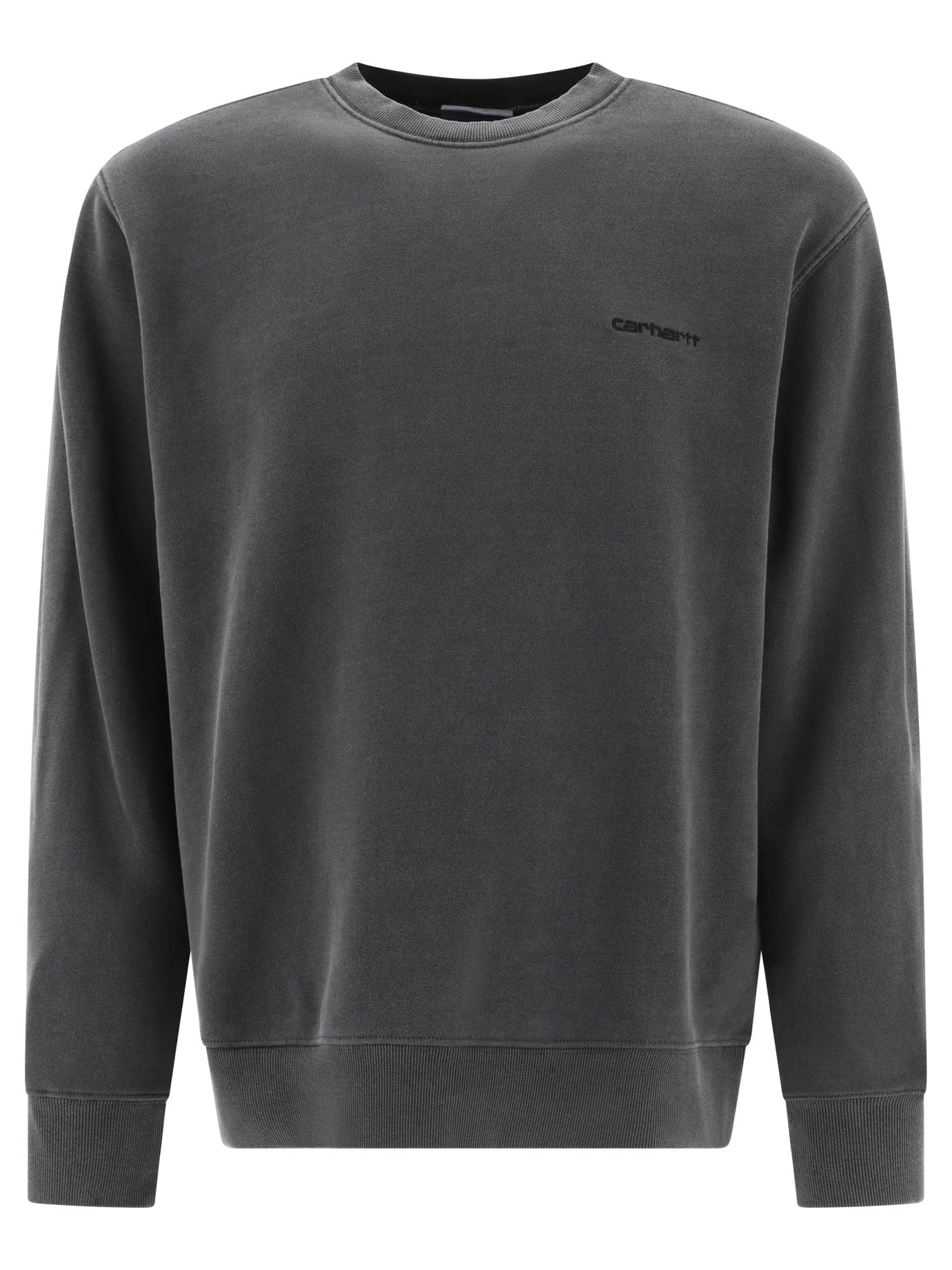 Carhartt Wip-Duster Script Sweatshirts Grey-Uomo