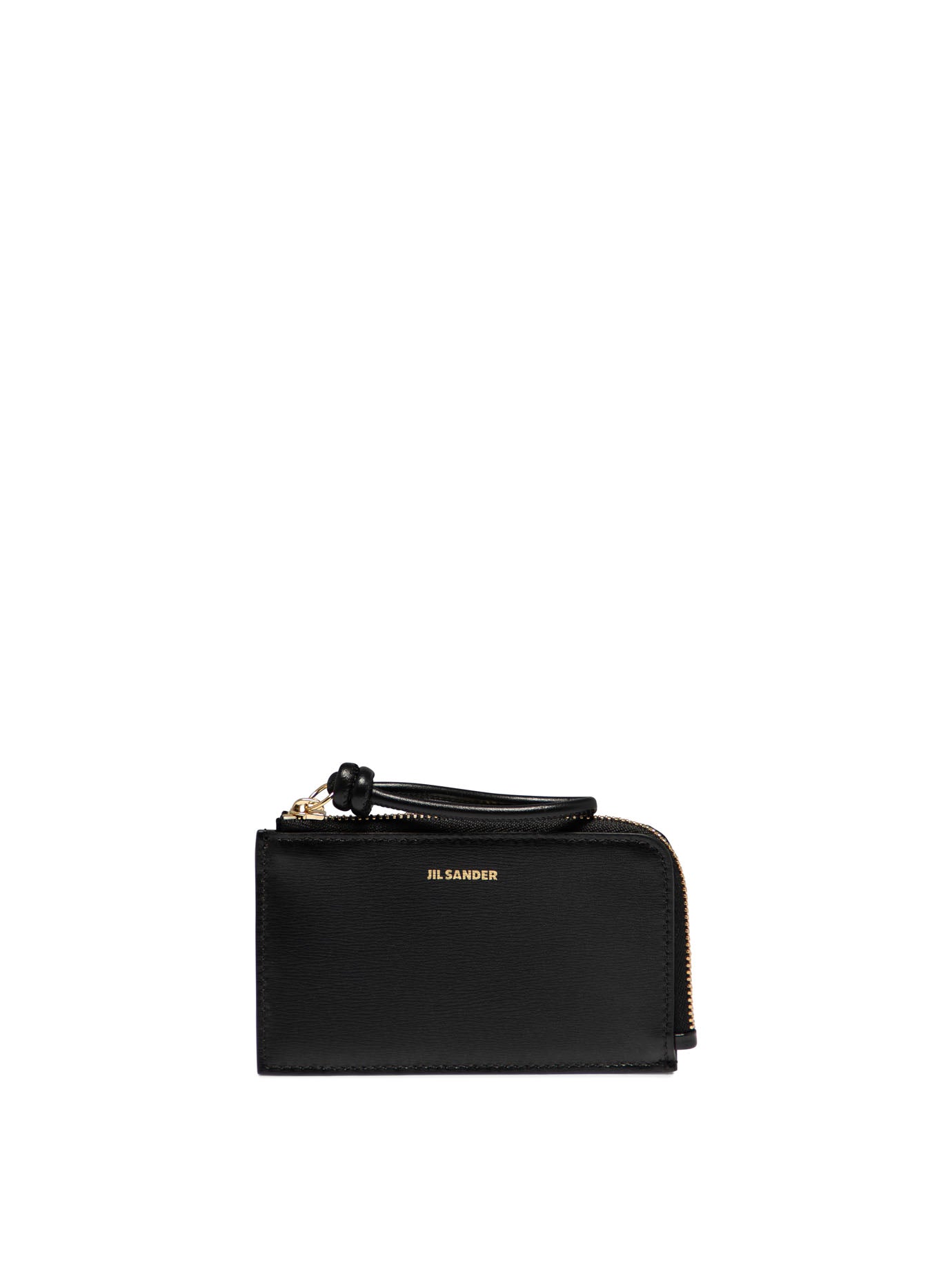 Jil Sander-Envelope Coin Purse With Embossed Jil Sander Logo Wallets & Card Holders Nero-Donna