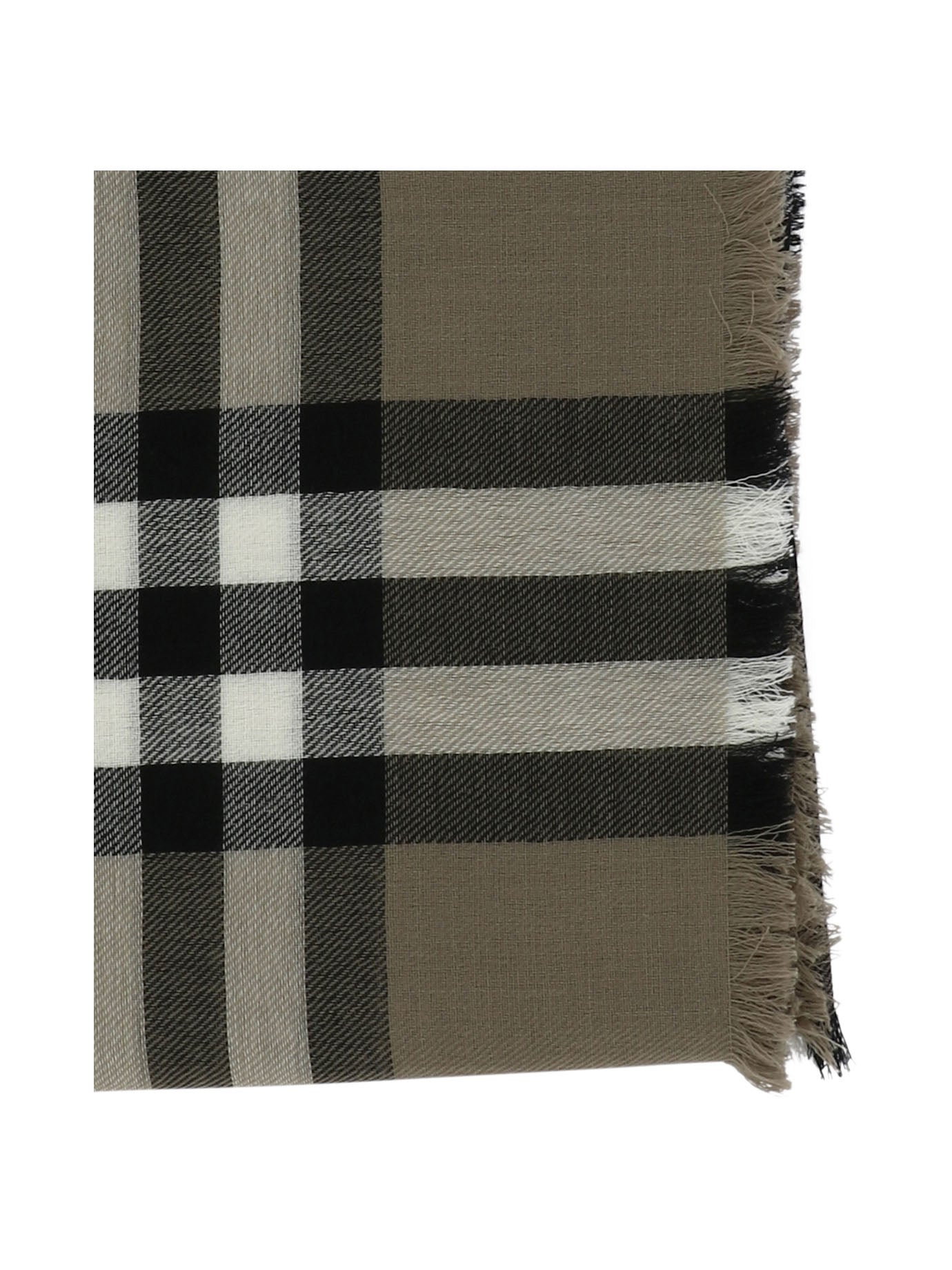 Burberry-Giant Check Scarves Beige-Donna