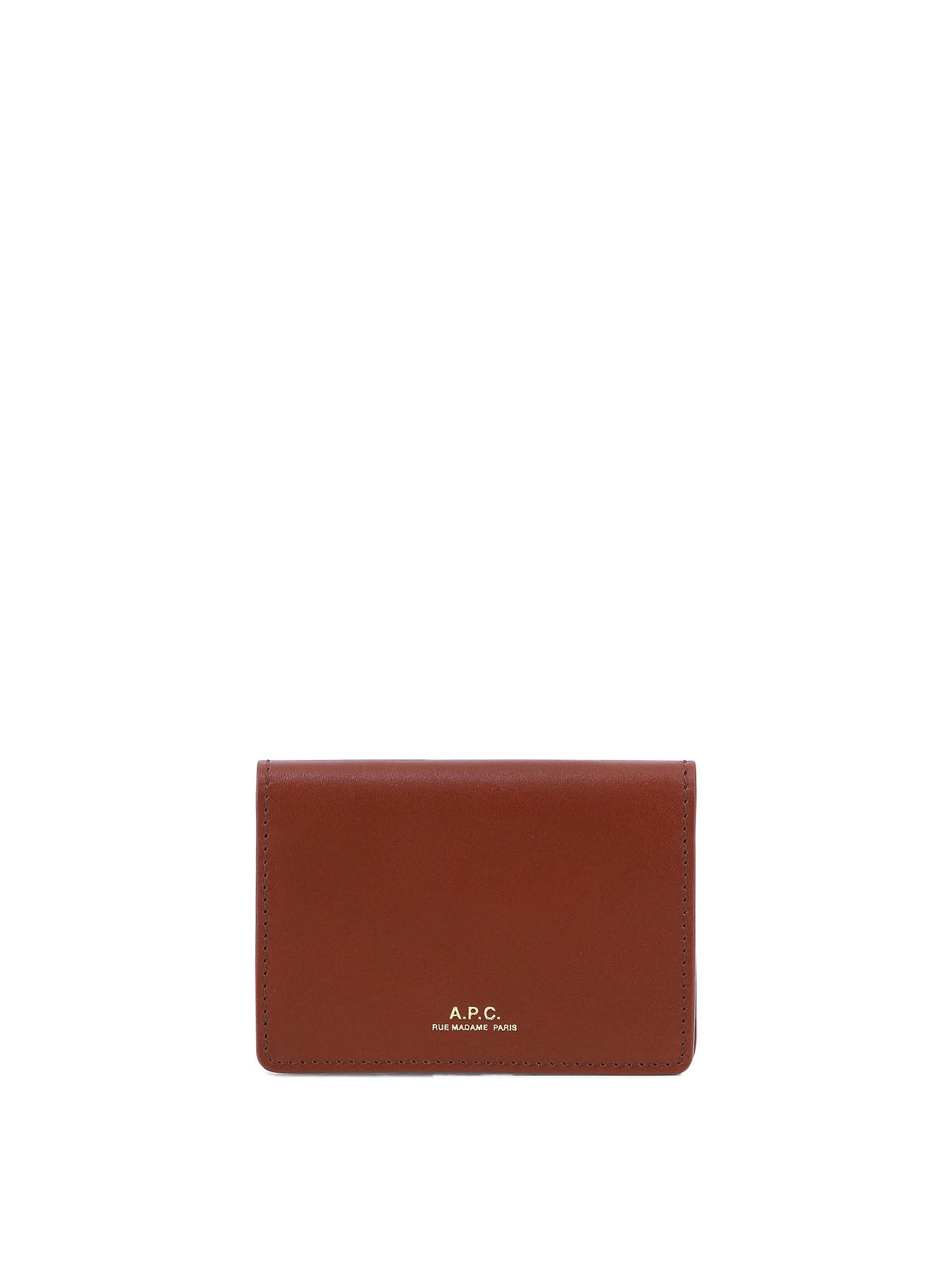 A. P.C.-Stefan Wallets & Card Holders Marrone-Donna