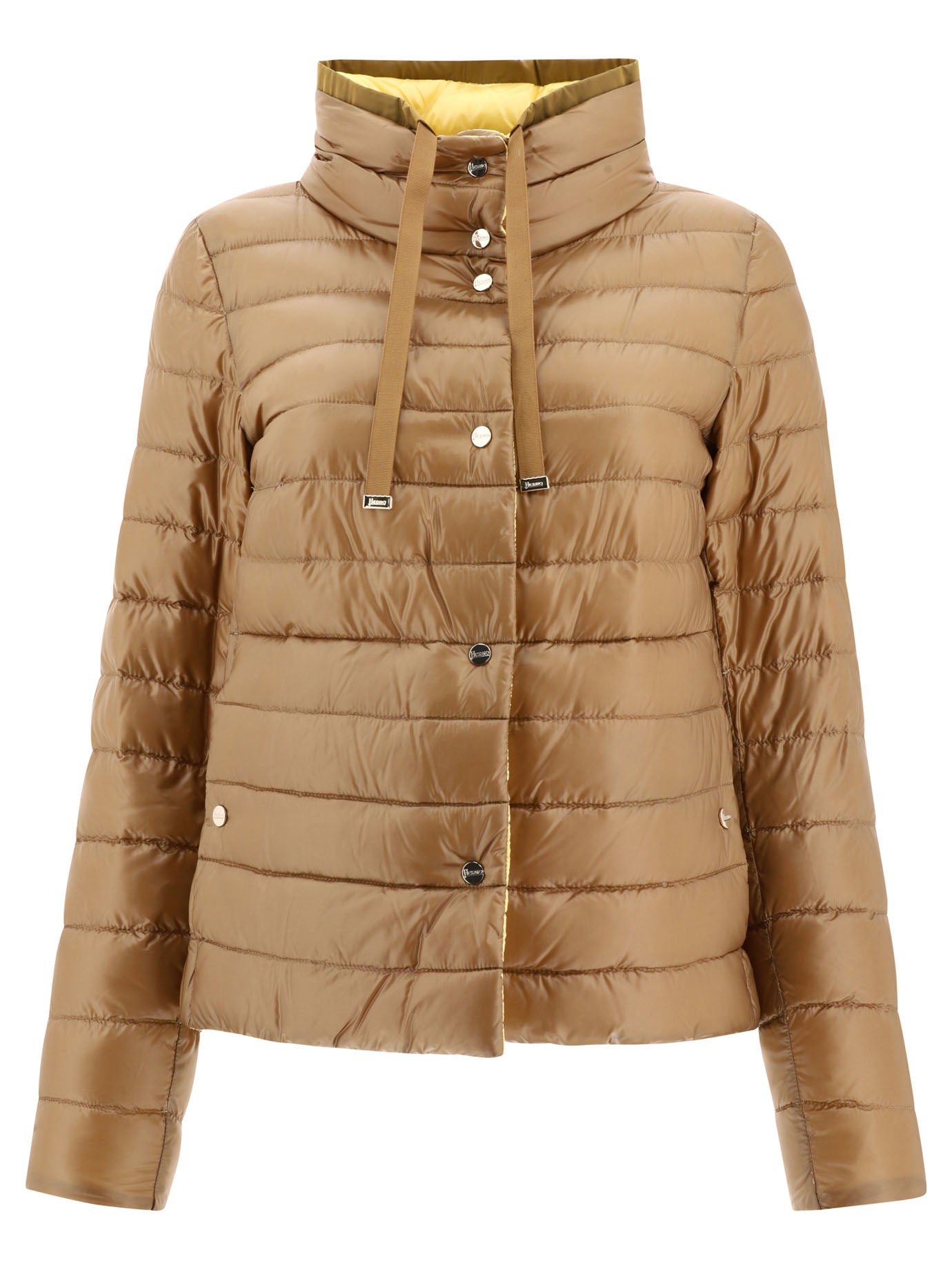 Herno-Reversible Down Jacket Giacche Marrone-Donna