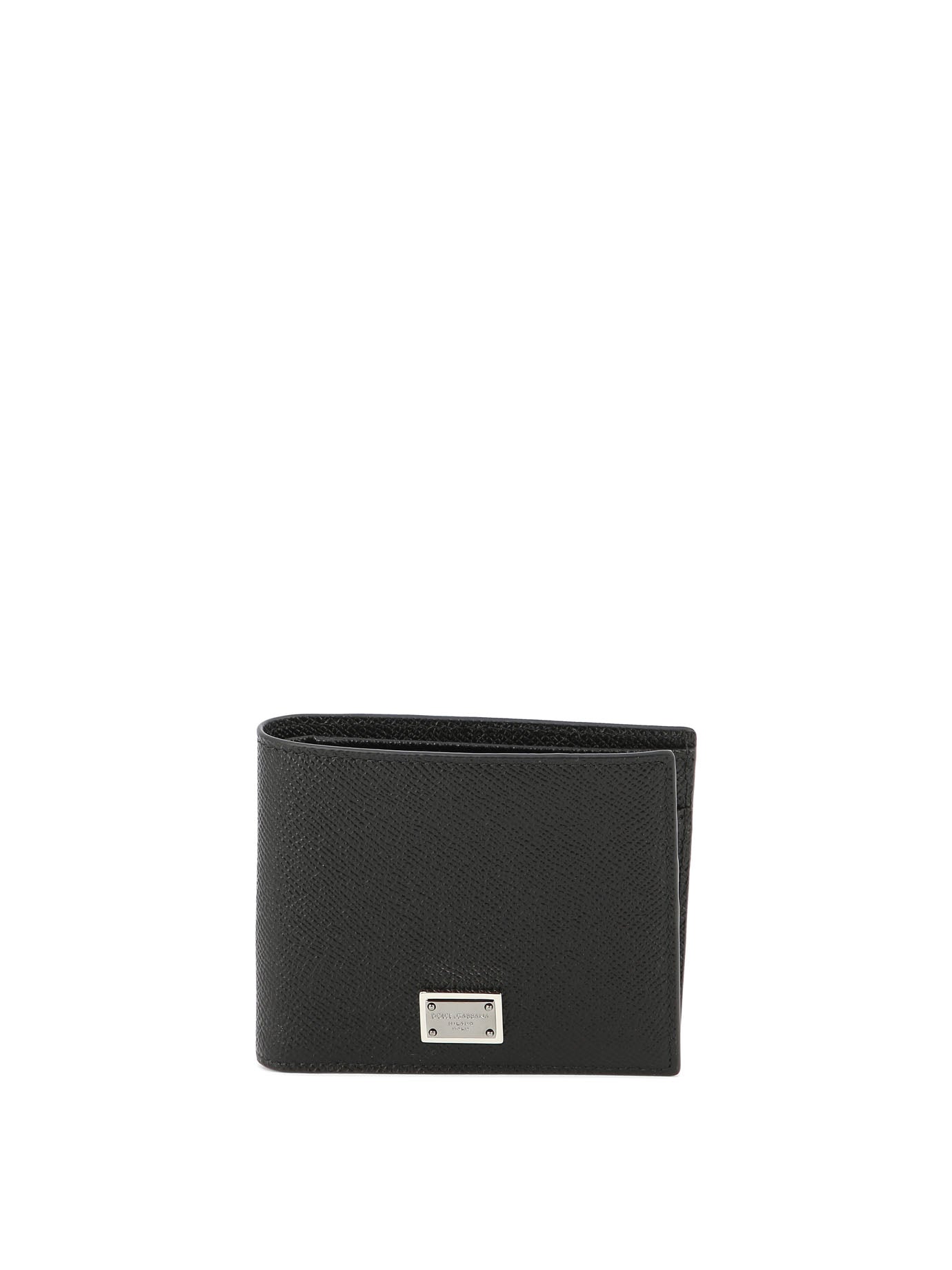 Dolce & Gabbana-Wallet With Logo Wallets & Card Holders Nero-Uomo