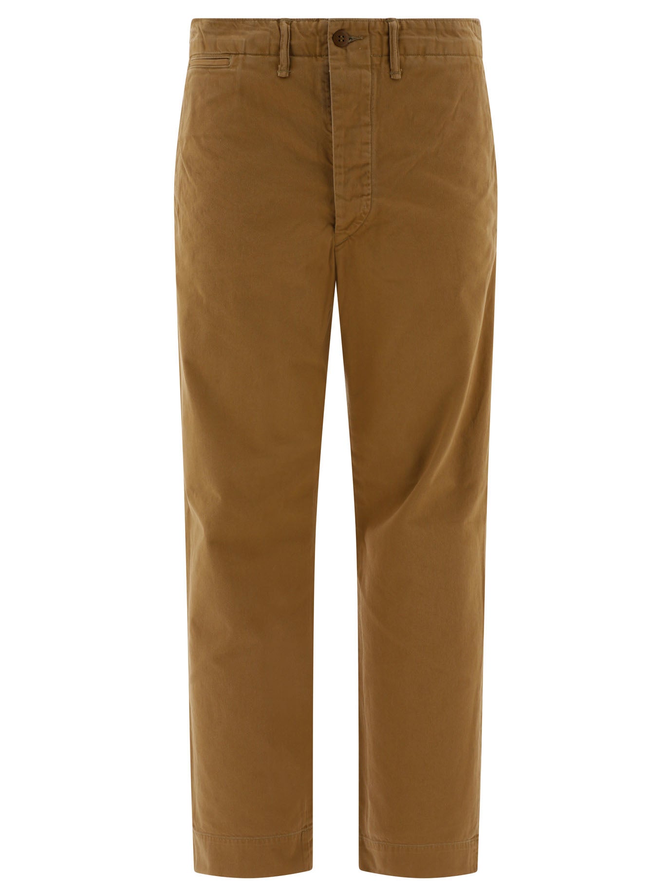 Rrl By Ralph Lauren-Field Chino Trousers Beige-Uomo